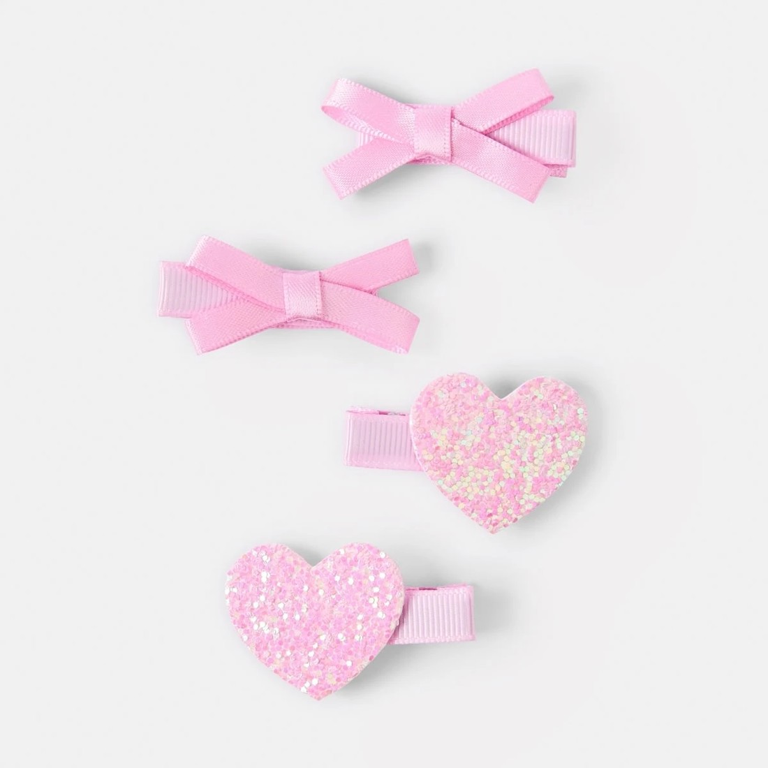 1 4 Pack Hearts Hair Clips, 1 of 3