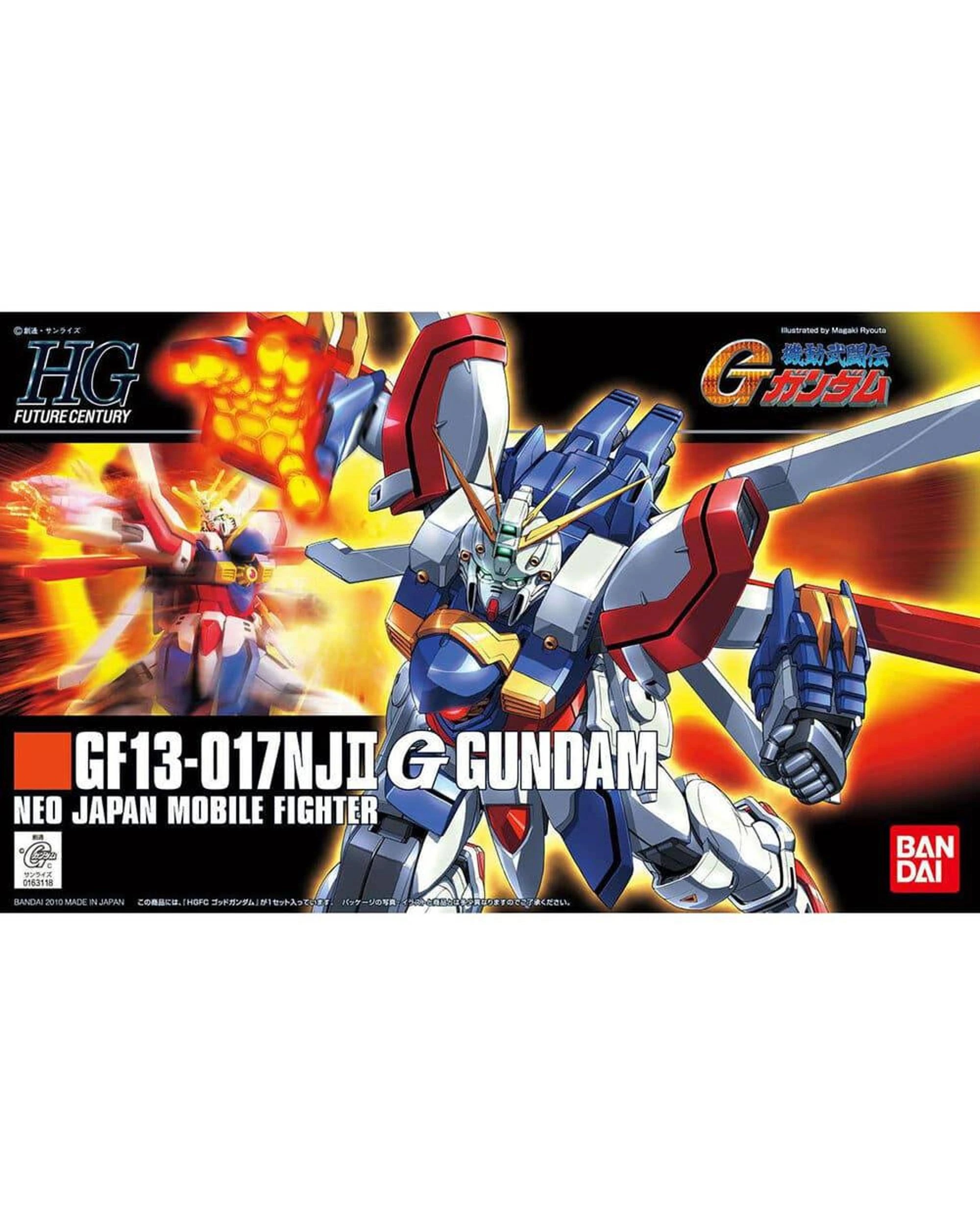 1 Bandai Gundam HGFC GF13-017NJII God Gundam 1/144 Model Kit, 1 of 7