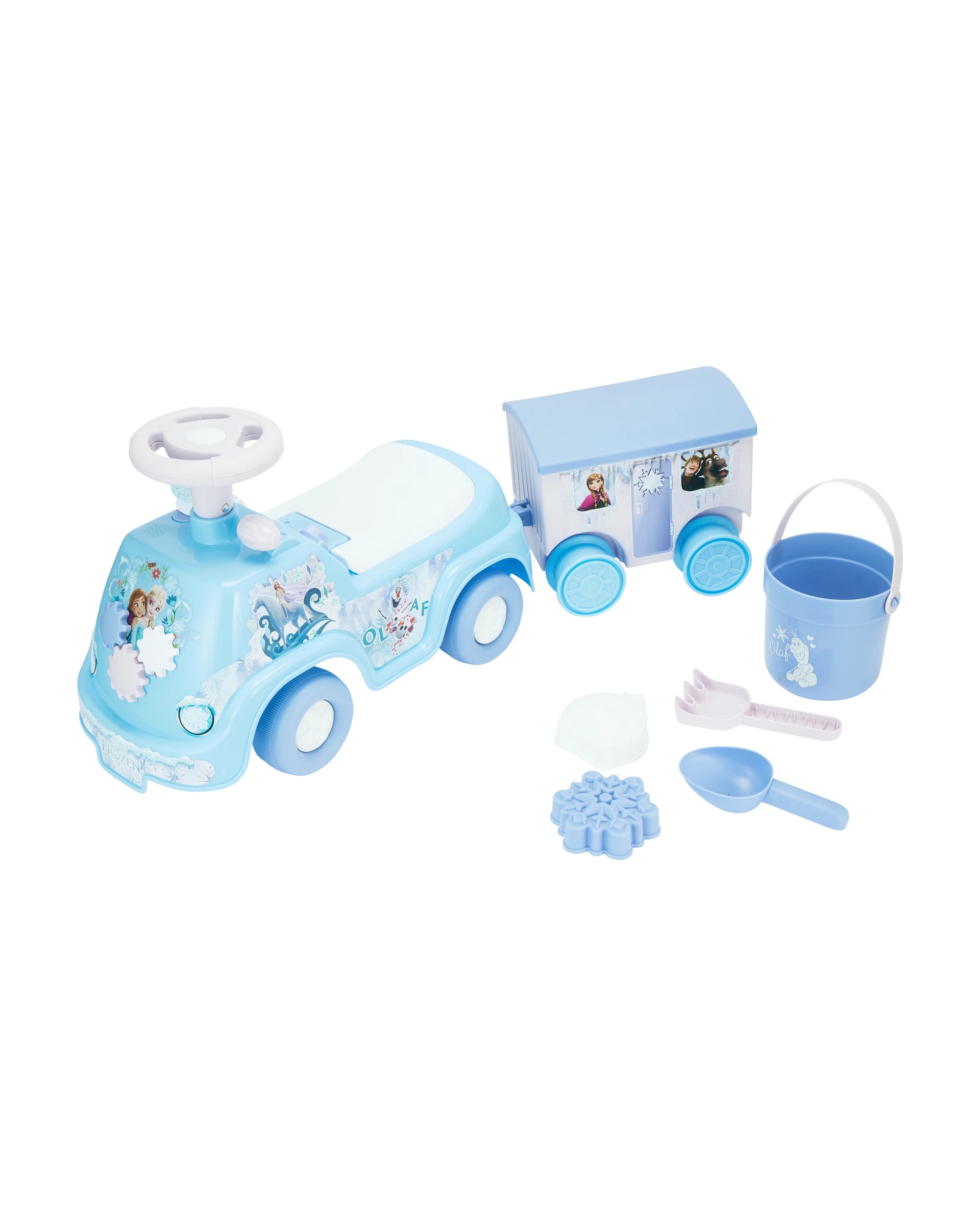 2 Kiddieland Disney Frozen Lights 'n'  Sounds Camper with Trailer, 2 of 10