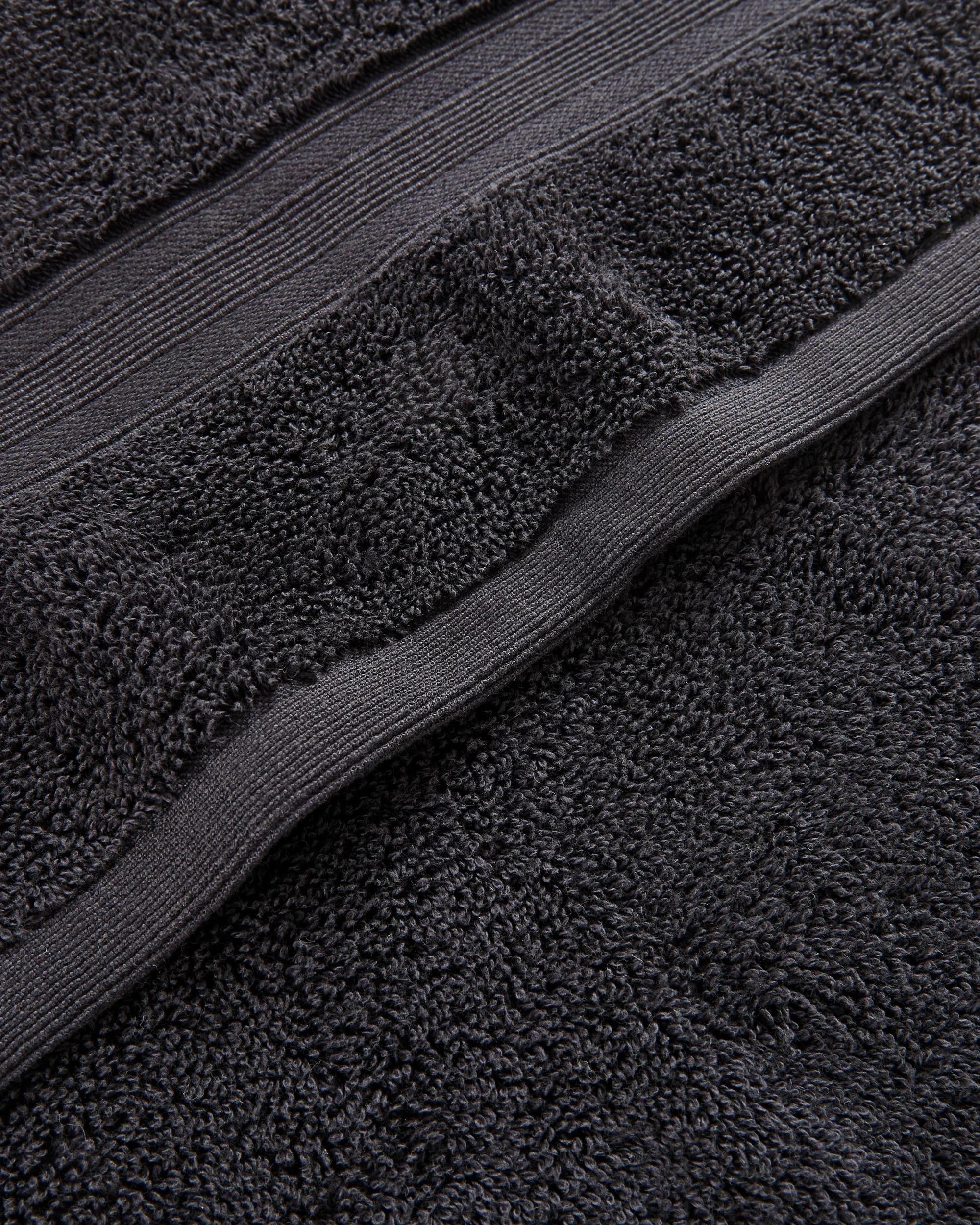 2 Grandeur Australian Cotton Hand Towel - Black, 2 of 2