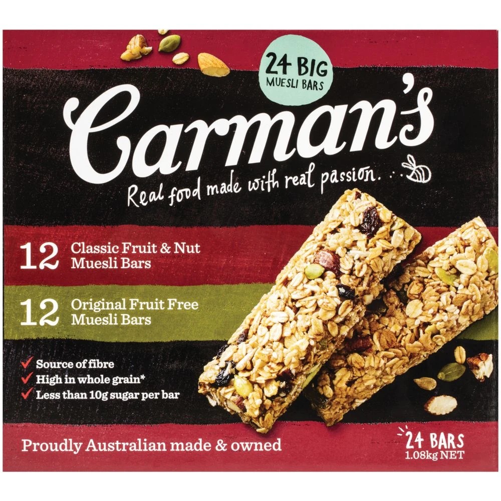 2 Carman's Traditional Muesli Bars 24 Pack Variety, 2 of 7