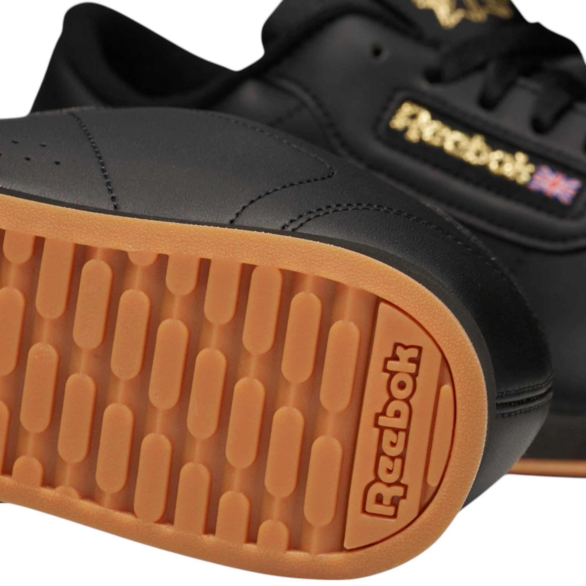 8 Reebok Womens Princess Casual Shoes BLACK/GUM, 8 of 9