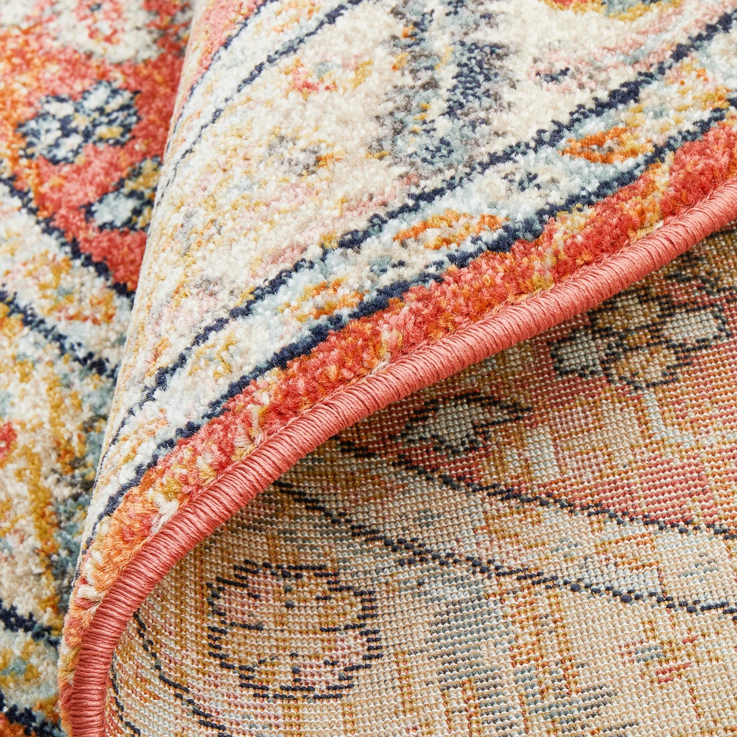 9 Common Ground Rugs Eterna 850 150x150cm - Small Round Power Loomed Pet Friendly Rug - Brown, 9 of 9