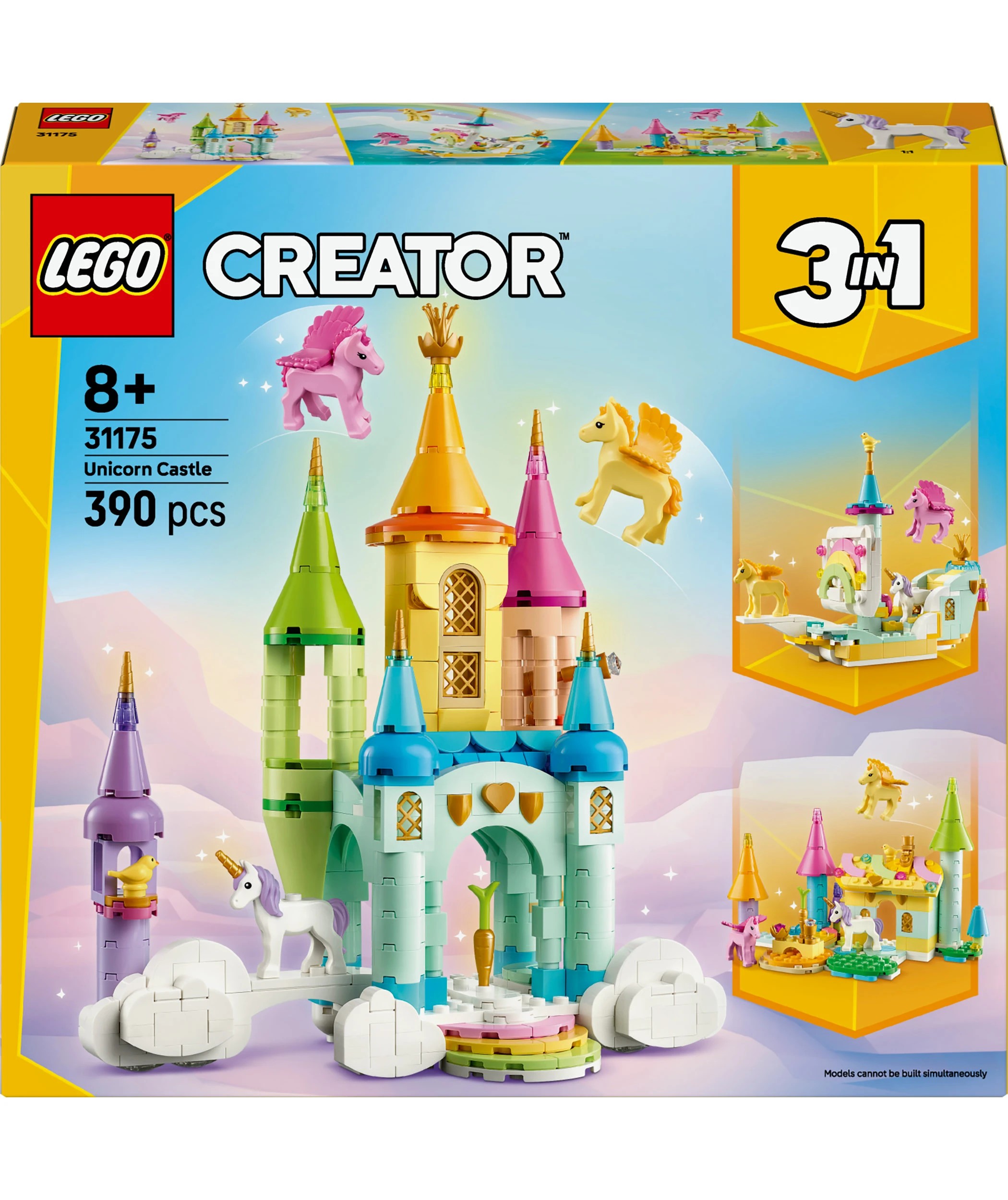 1 LEGO Creator Unicorn Castle 31175, 1 of 10