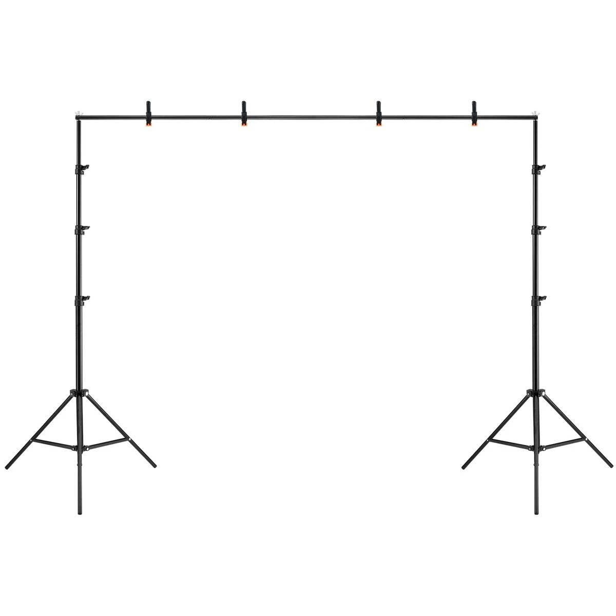 1 AUSWAY Backdrop Stand Photo Studio Background Support Frame Kit 2.6x3m Adjustable, 1 of 4