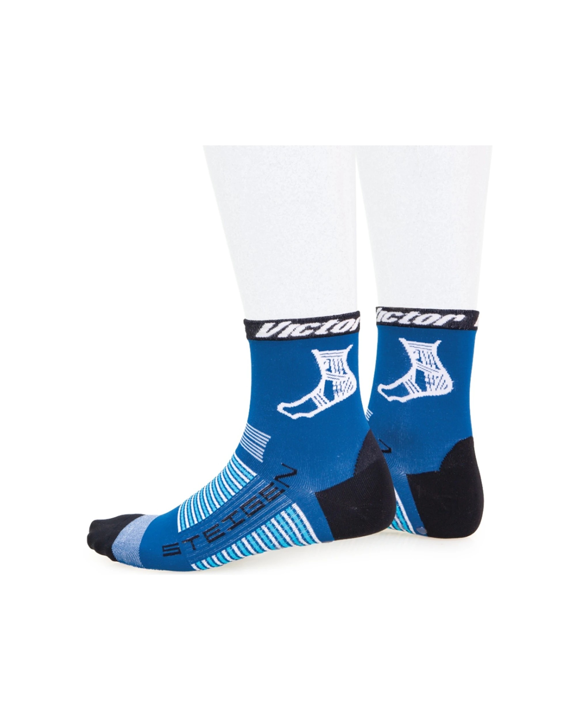 2 Victor Sports Super Thin Socks Nylon Pilates Non-Slip - Multi, 2 of 7
