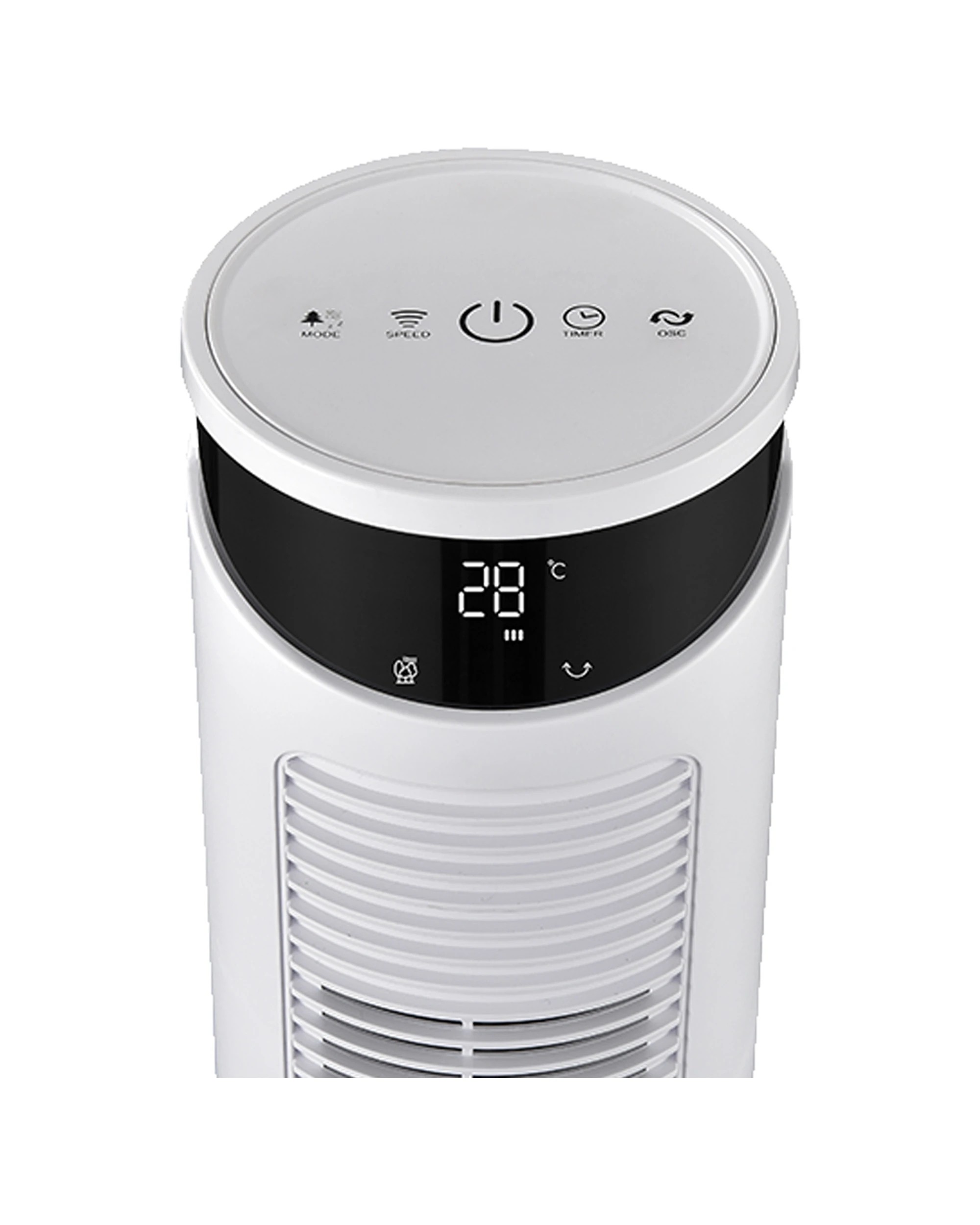 6 Dimplex 91cm 45w 3 Speed Cooling Portable Oscillating Tower Fan W/ Remote - White, 6 of 6