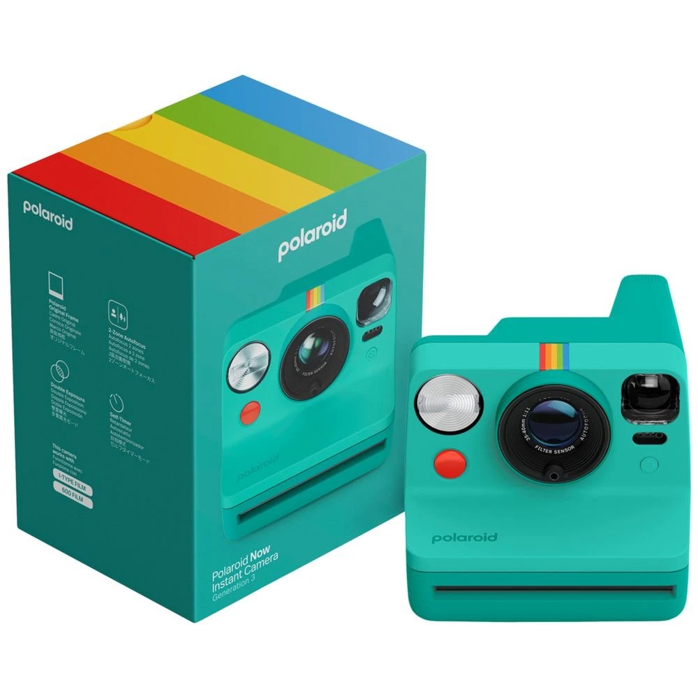 6 Polaroid Now Generation 3 Instant Camera Teal, 6 of 6