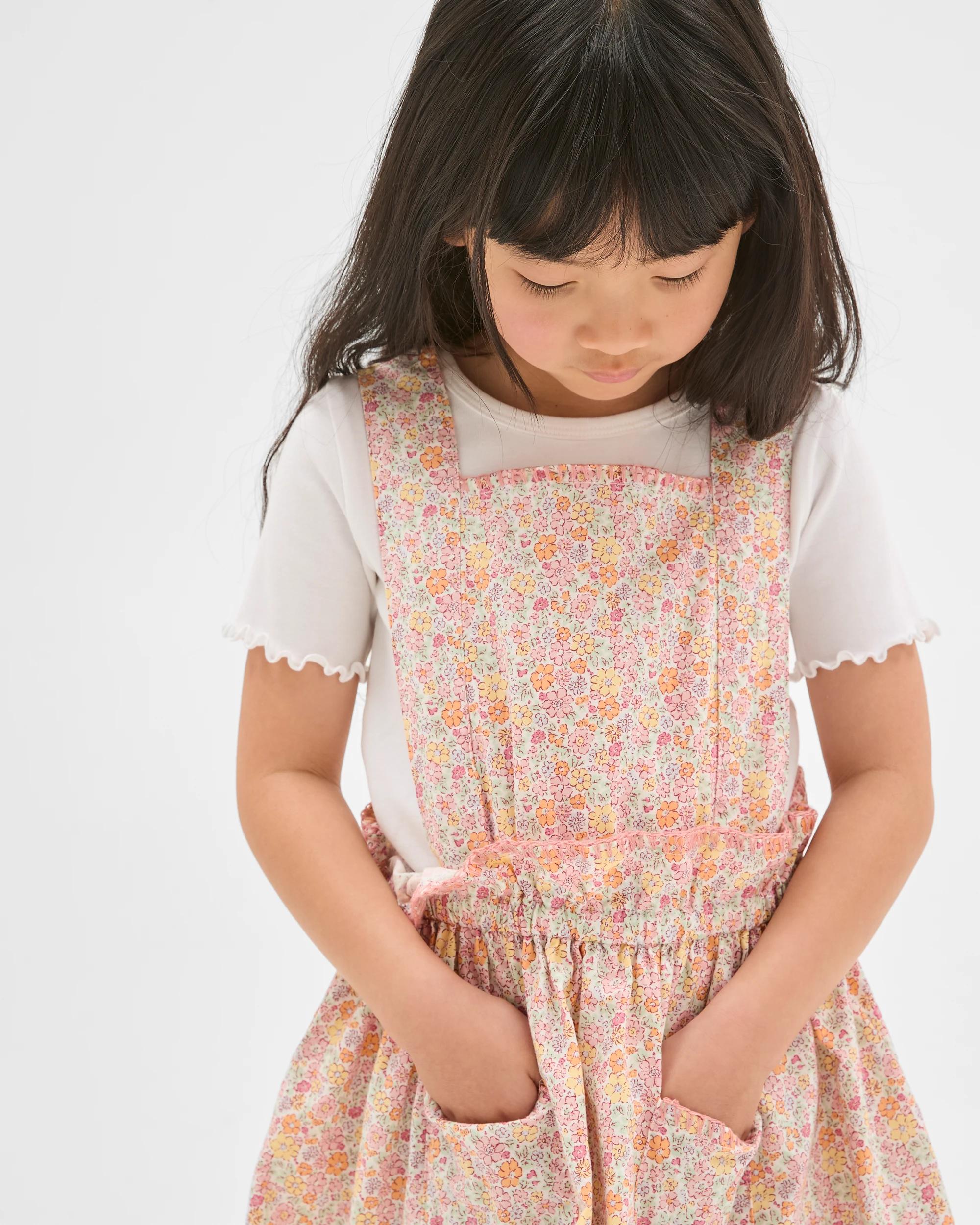 4 Target Kids Australian Cotton Woven Apron Dress DITSY MULTI, 4 of 7