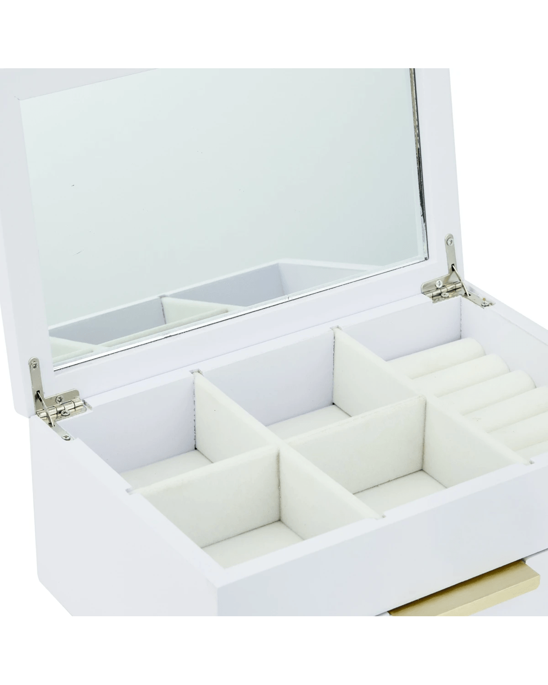 8 2 Tier Lilac Jewellery Box, 8 of 9