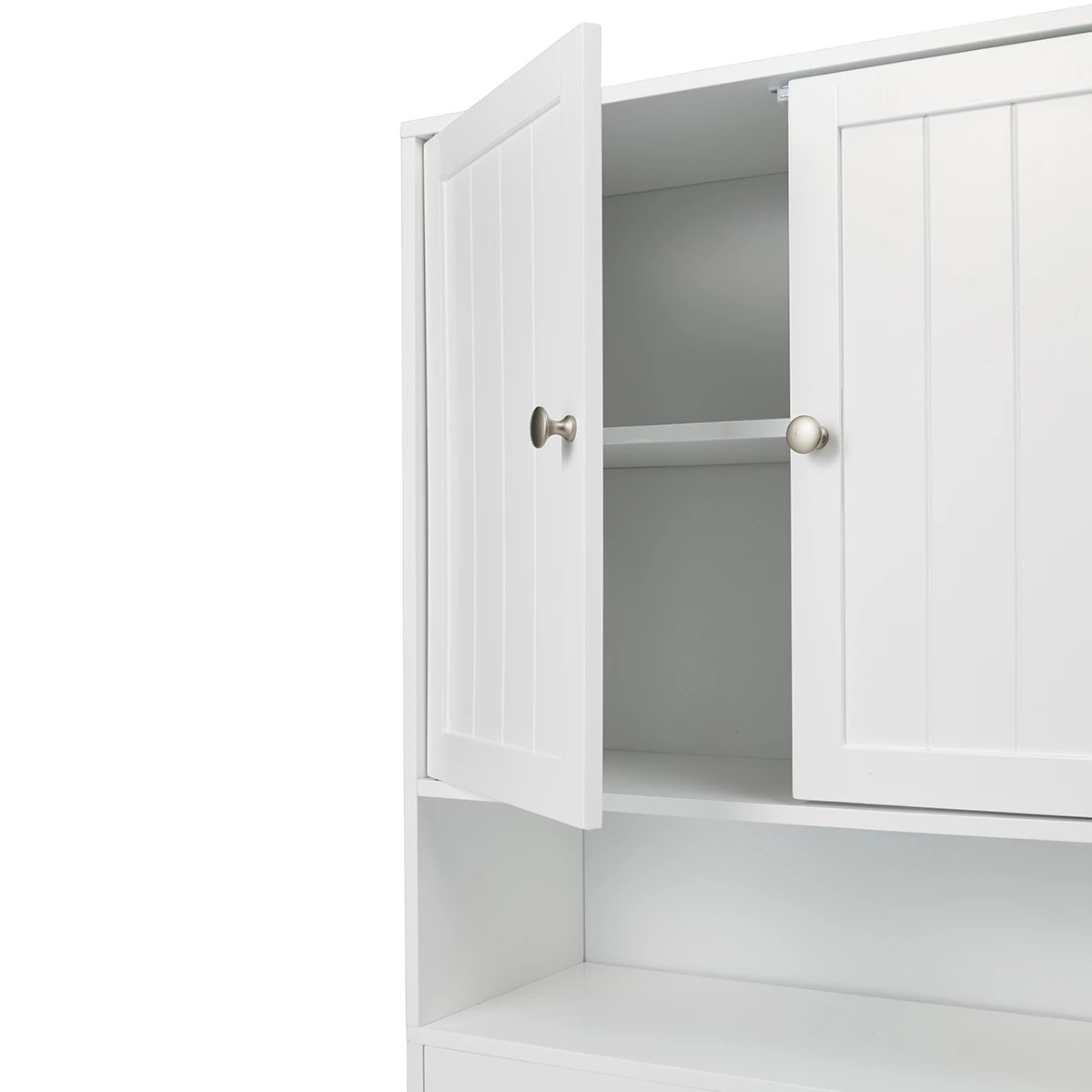 7 Over Toilet Panelled Shelf Unit, 7 of 9