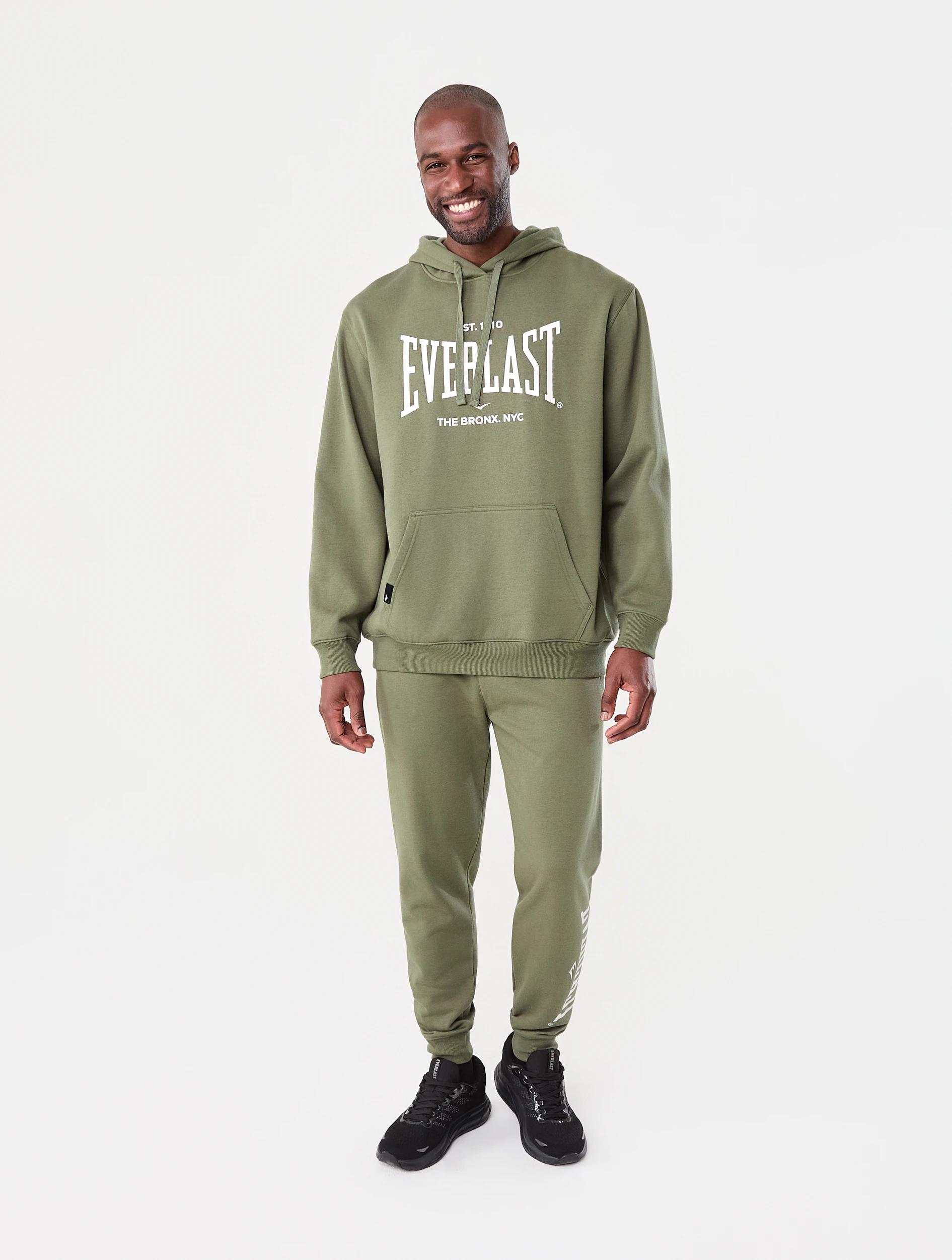 8 Everlast Mens Bronx Hoodie Olive, 8 of 8