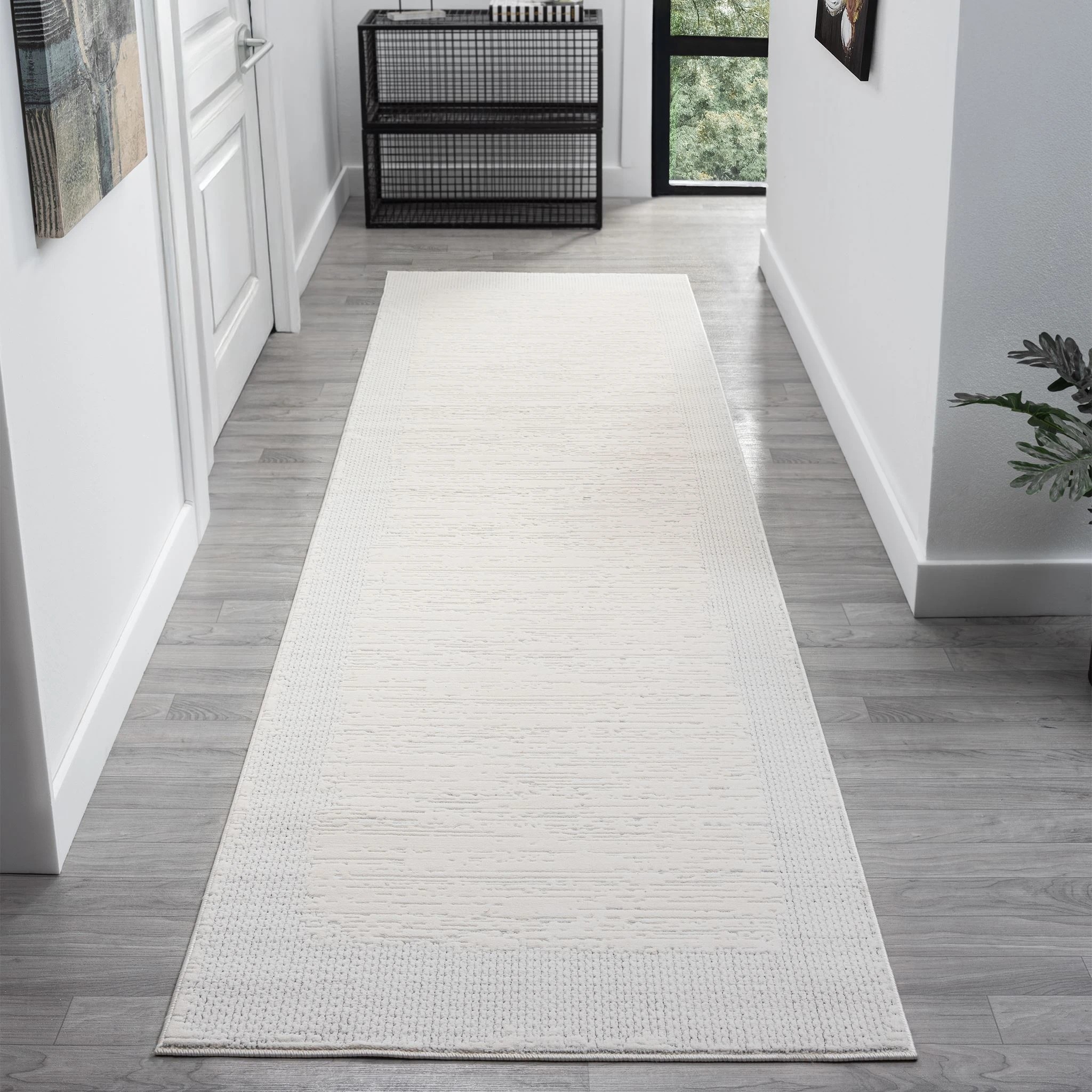 3 La Grace Home Adriano Soft Pile Premium Runner - 80x300cm - Ivory, 3 of 10