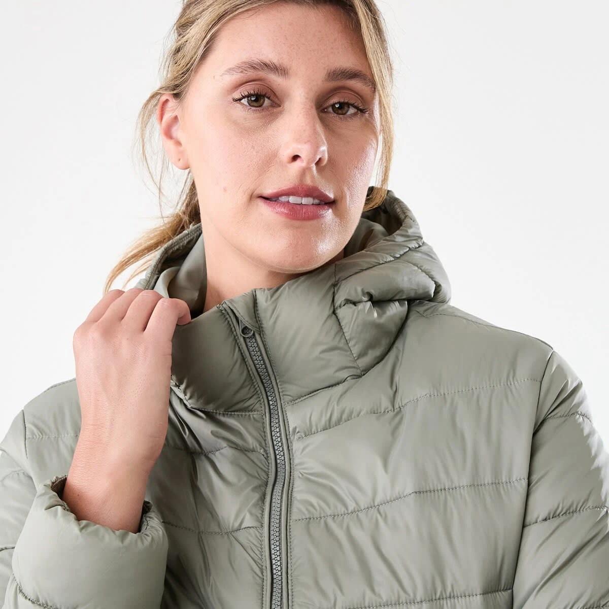 5 Active Womens Packable Puffer Jacket Soft Khaki, 5 of 7