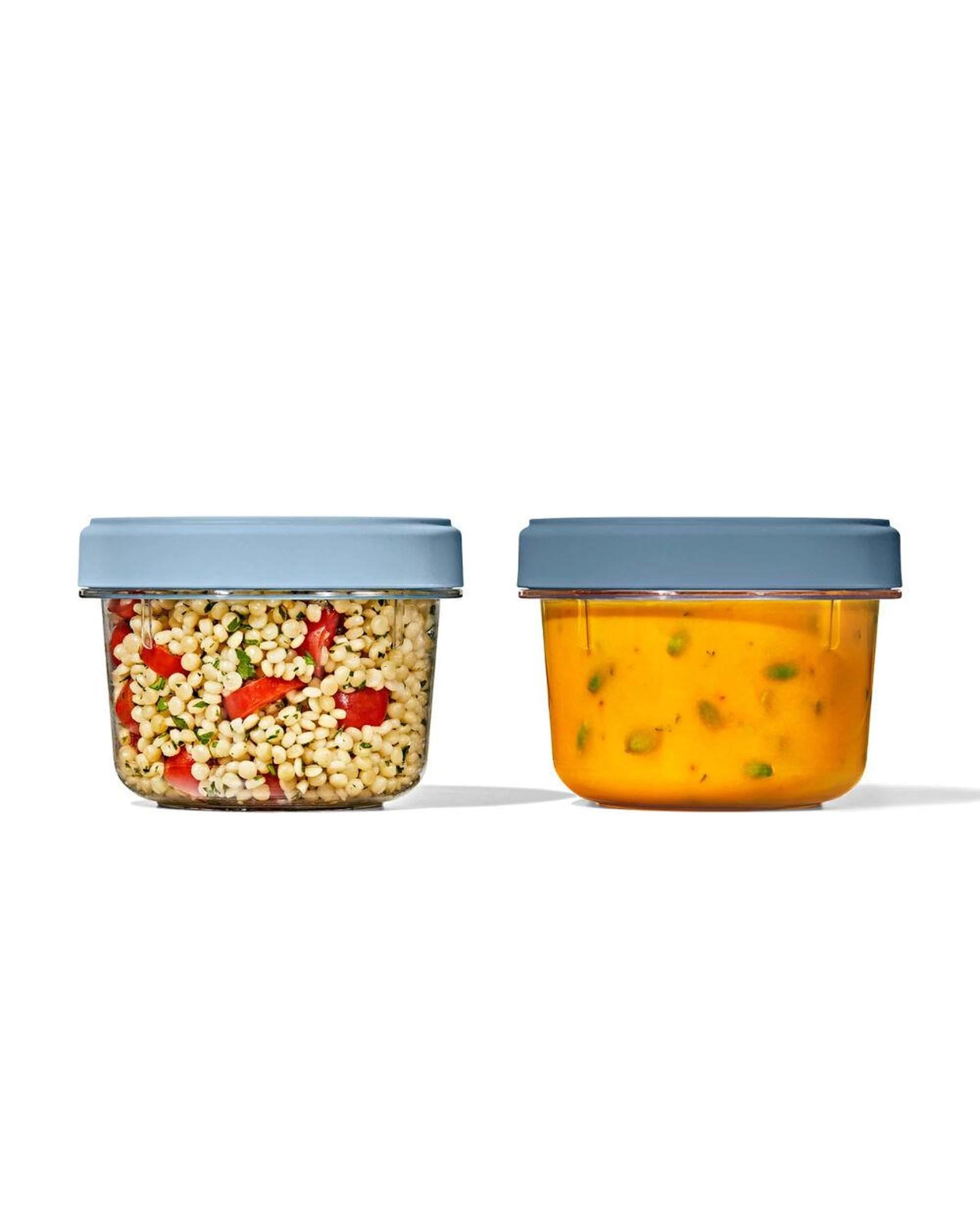 1 OXO Good Grips Twist & Stack Container 2 Pack 592ml - Clear, 1 of 1
