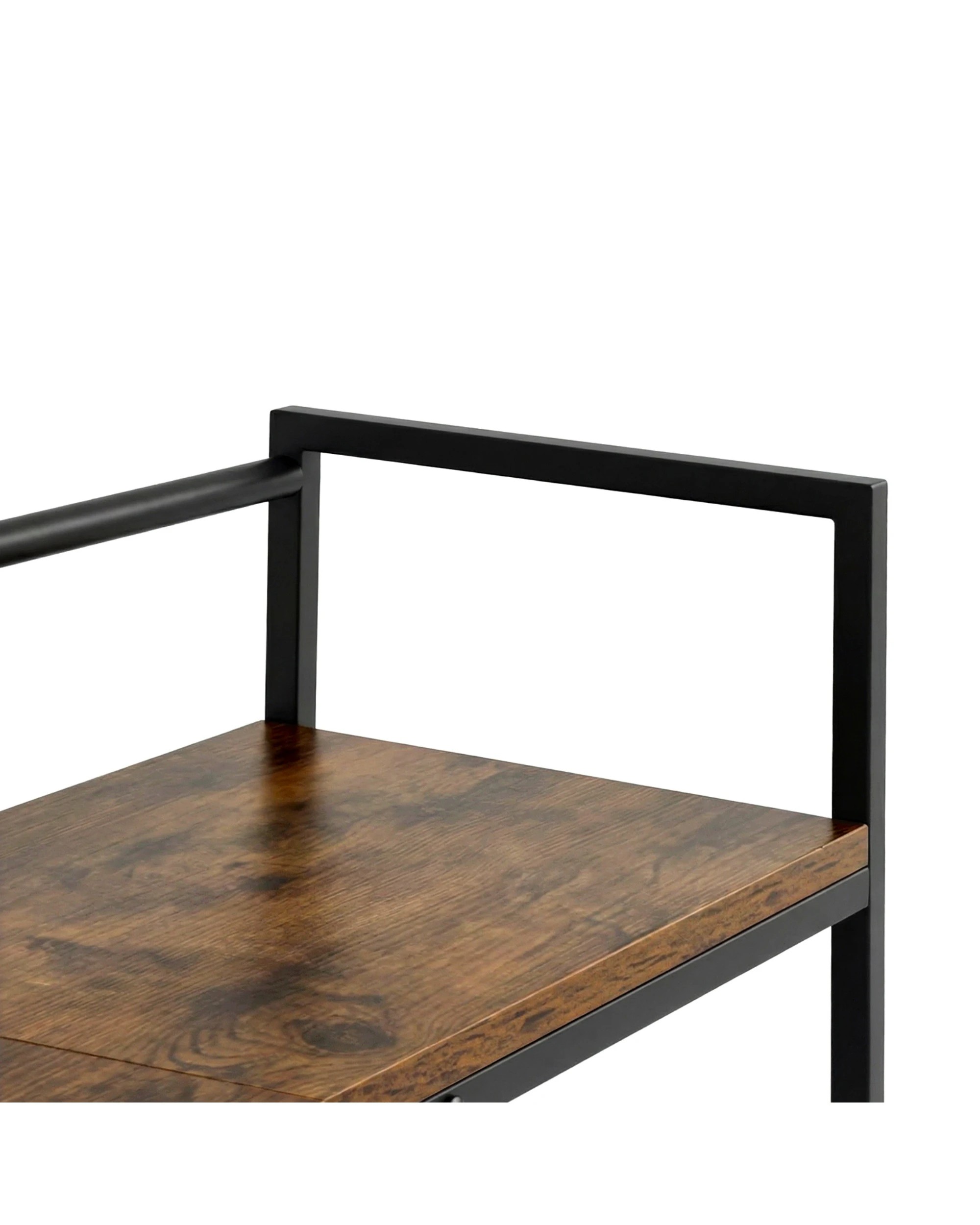 9 Advwin Desktop Bookshelf Wood Display Rack w/3 Shelves, 9 of 10