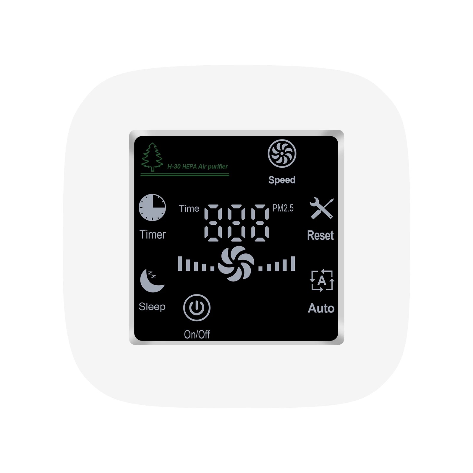 4 Ausway HEPA Air Purifier Cleaner Portable Quiet Carbon Filtration 4 Speeds, 4 of 4