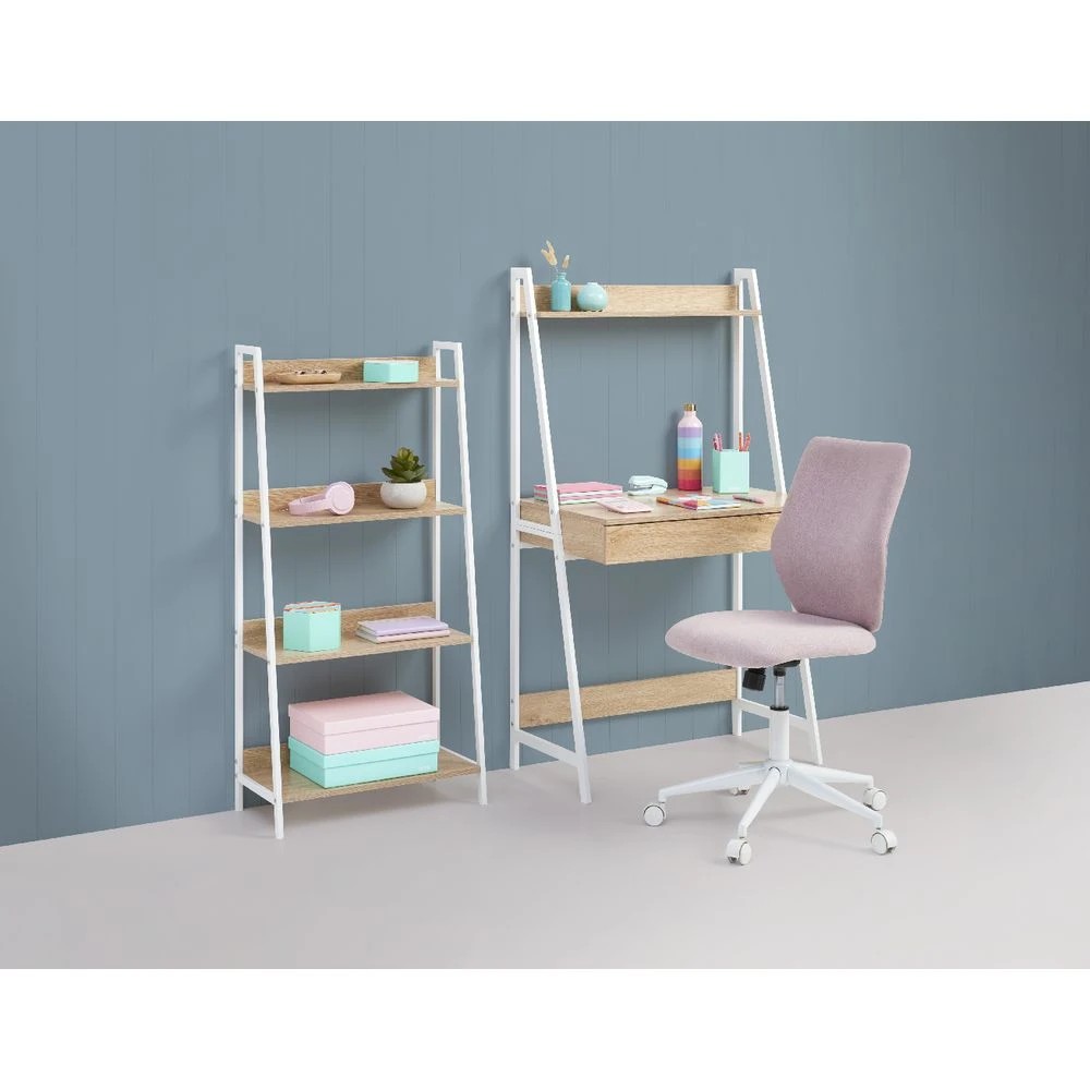 6 Koge Hutch 1 Drawer 800mm Desk Oak White Desks, Tables and Workstations, 6 of 10