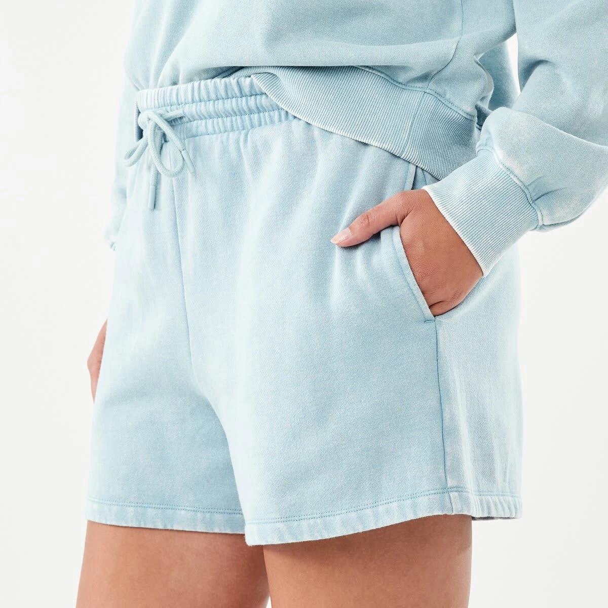 2 Washed Leisure Shorts Blu Breeze, 2 of 7