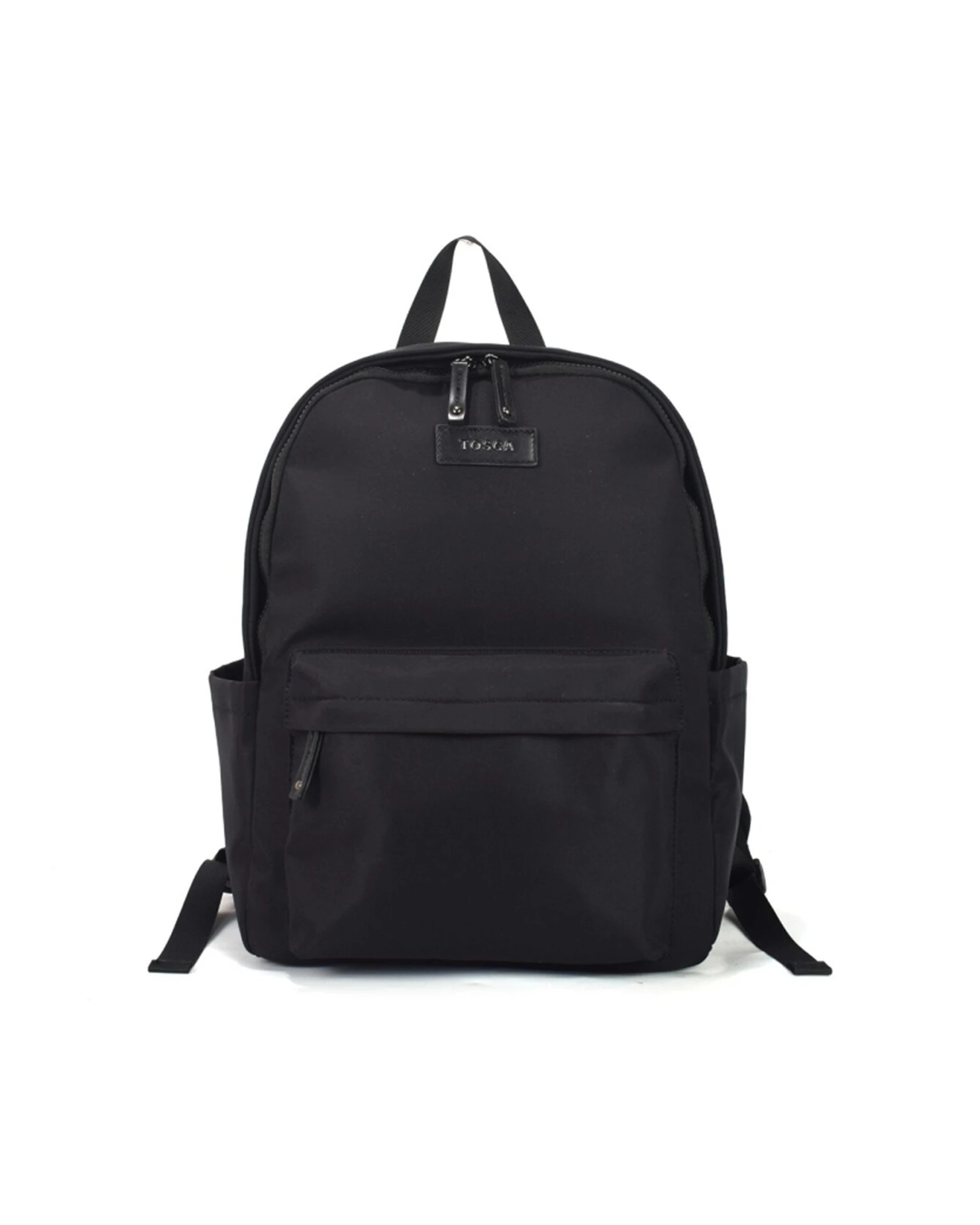 1 Tosca Womens Lightweight Large Nylon Metro Travel Backpack Adjustable Shoulder Straps - Black, 1 of 5