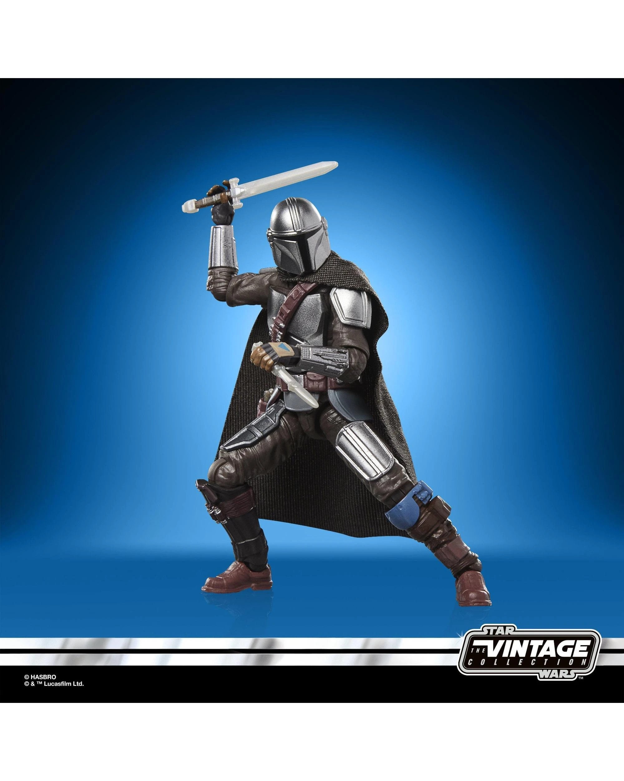 6 Star Wars The Vintage Collection Star Wars: The Mandalorian and Grogu The Mandalorian and Grogu Action Figure, 6 of 10