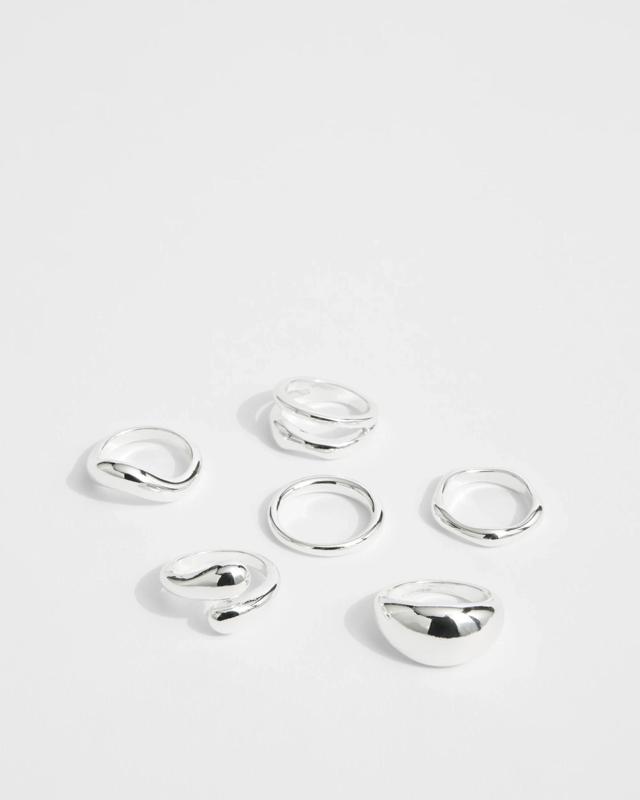Target Woman 6 Pack Classic Stacking Ring
