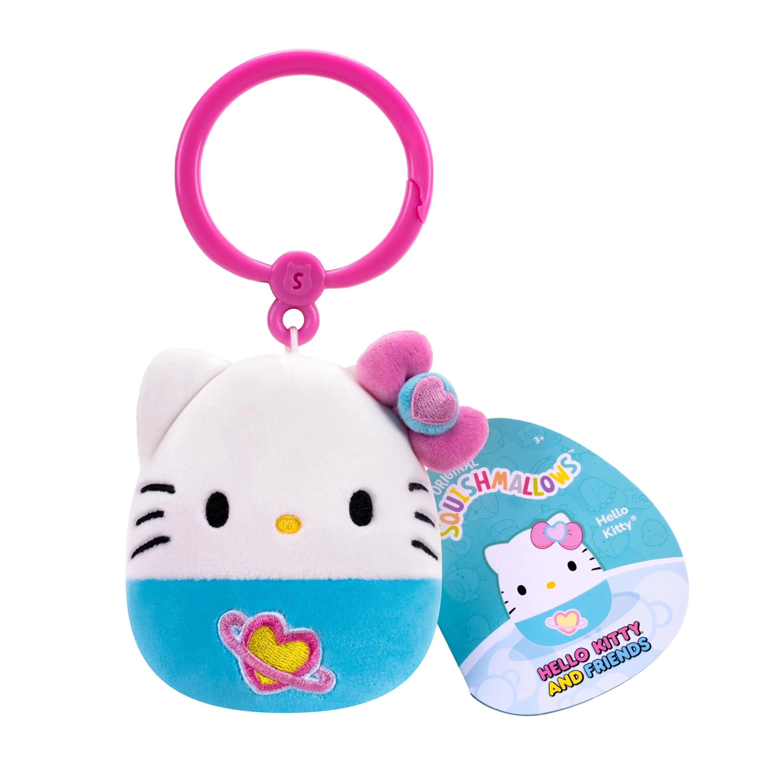 2 Squishmallows Hello Kitty 3.5 Inch Clip - Assorted - Multi, 2 of 6