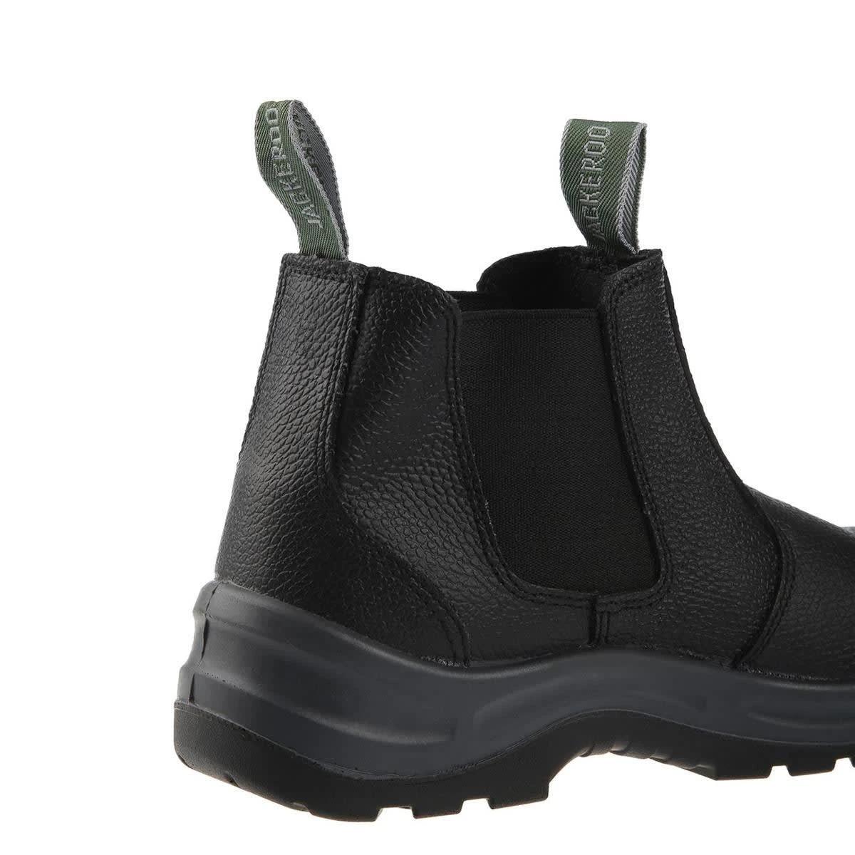 5 Slip On Work Boots BLACK, 5 of 5