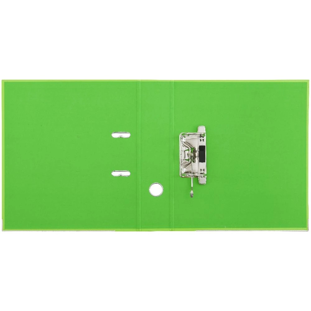 4 J.Burrows A4 Lever Arch 2-Ring Binder Gloss Green, 4 of 6