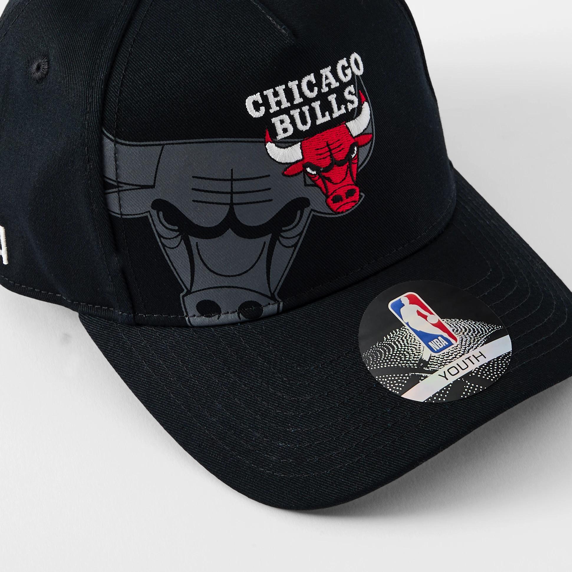 3 Official NBA Cap BLACK BULLS CAP, 3 of 3