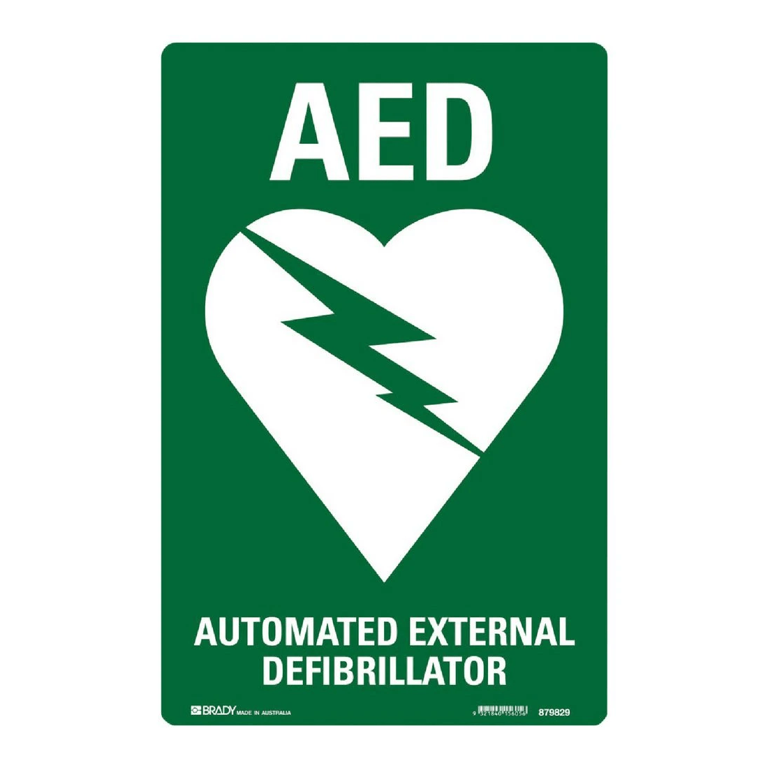 1 AED Defibrillator Sign 300x450mm, 1 of 1