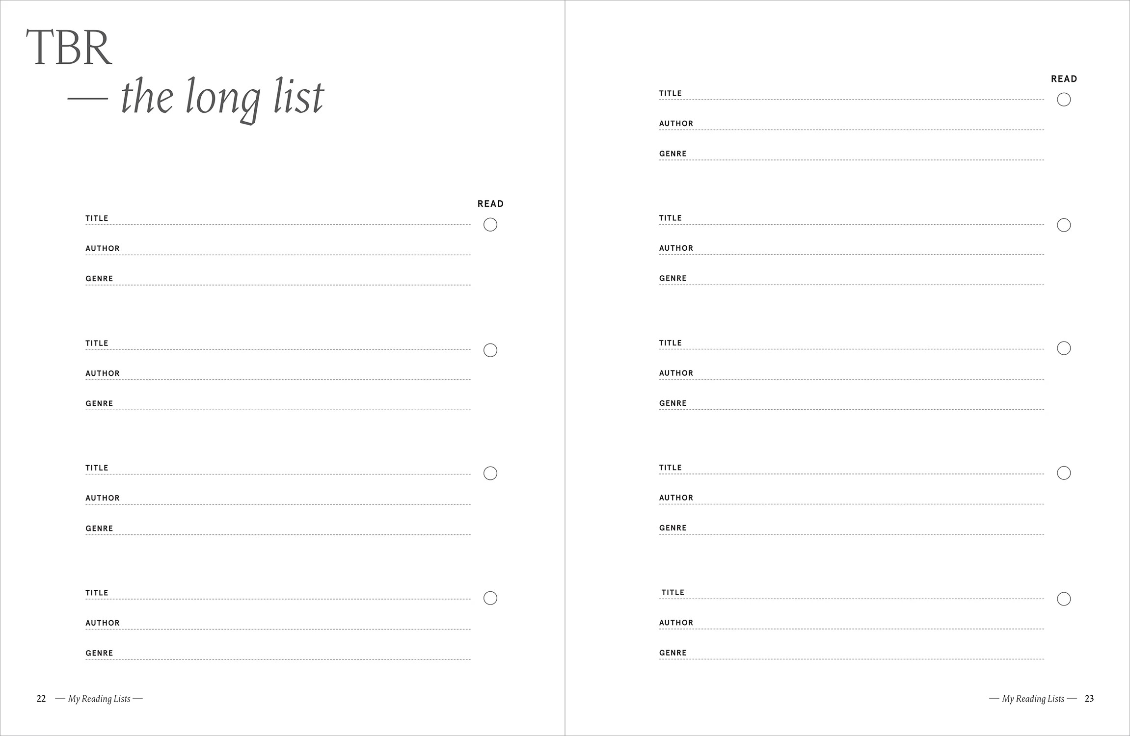 3 My Reading Journal - Book, 3 of 6