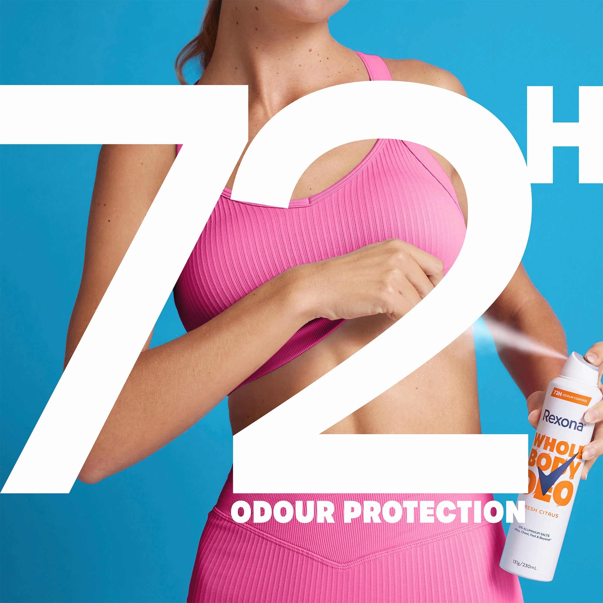 6 Rexona Whole Body Deo 230ml - Wild Rose, 6 of 6