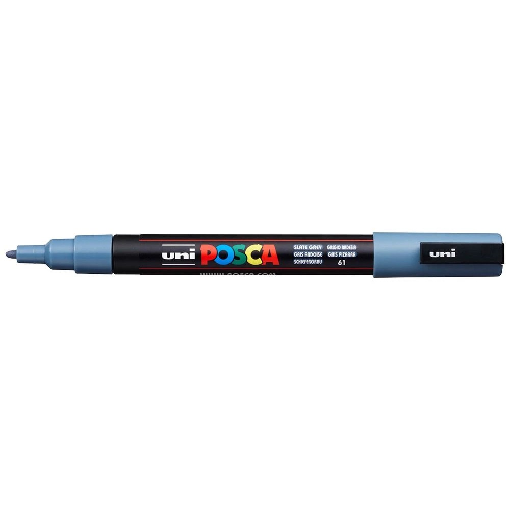1 POSCA PC 3M Paint Marker Slate Grey, 1 of 7