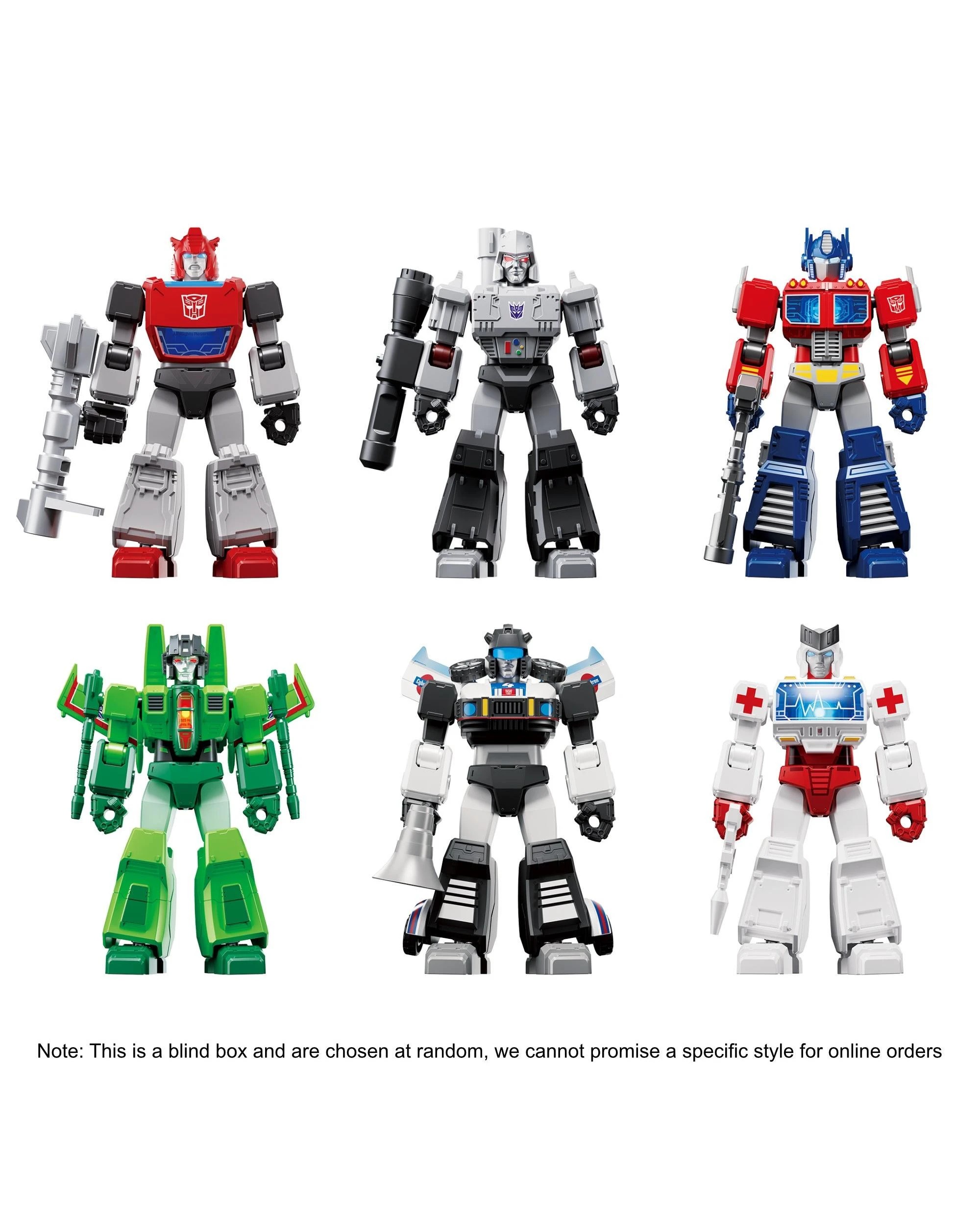 2 Blokees Transformers Shining Version 01 Shining Attack Model Kit Blind Box, 2 of 3