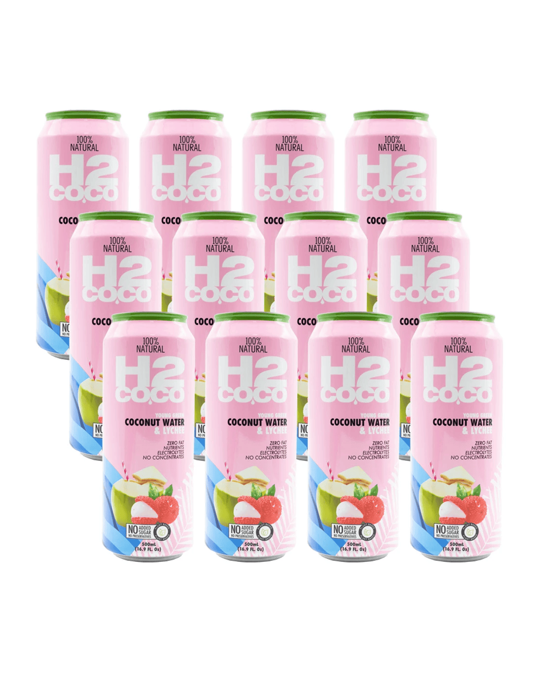 H2 Coco 500Ml Coconut Water & Lychee - Kmart