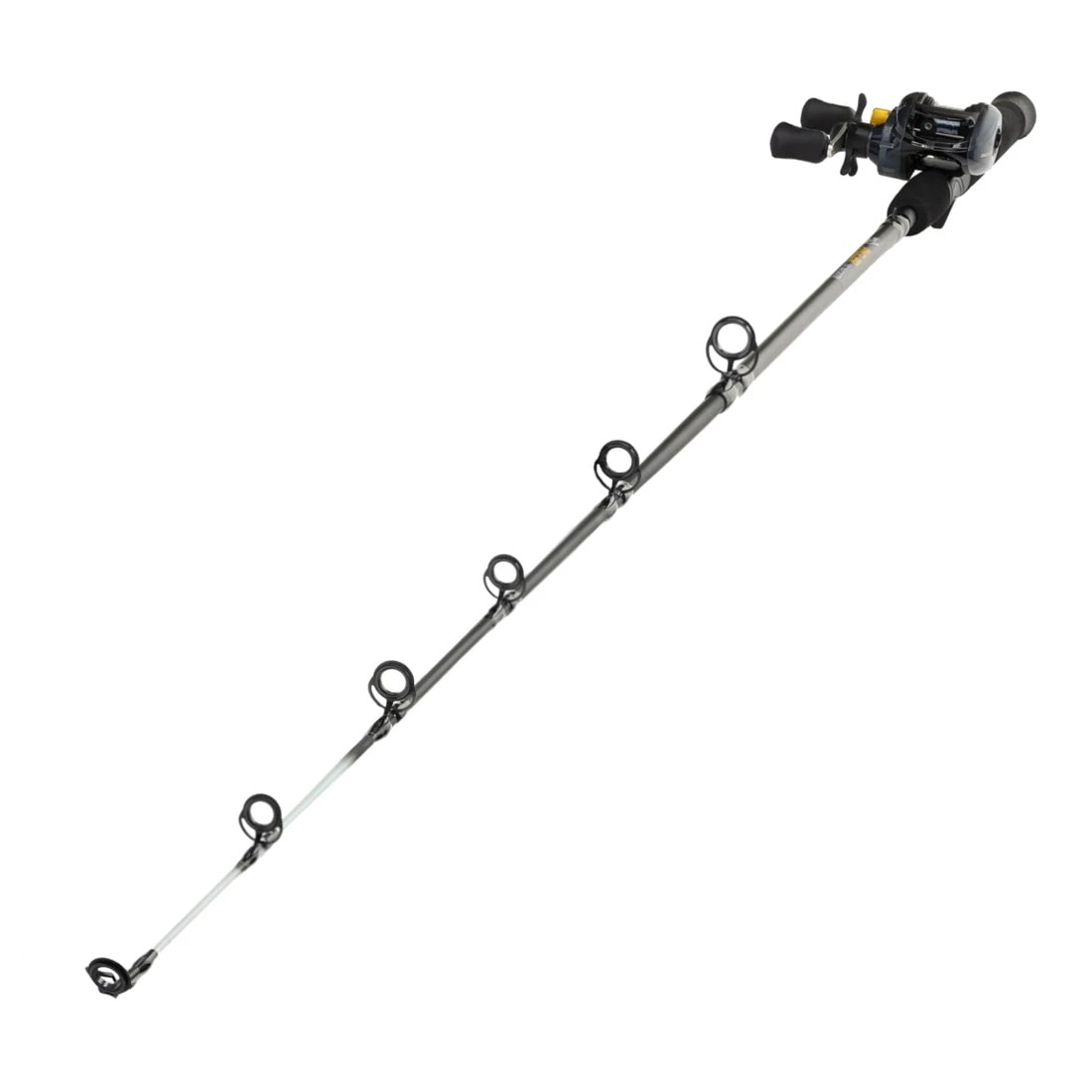 5 Jarvis Walker Angler Series 2 Baitcaster Combo - 5.8ft., Black and Grey, 5 of 9