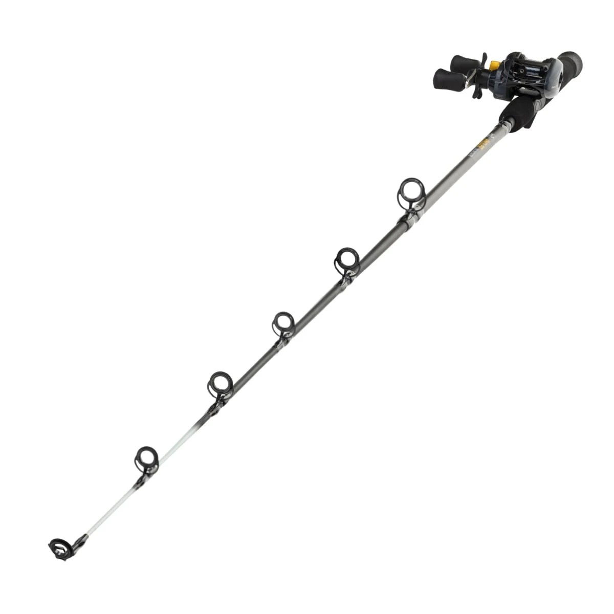 5 Jarvis Walker Angler Series 2 Baitcaster Combo - 5.8ft., Black and Grey, 5 of 9