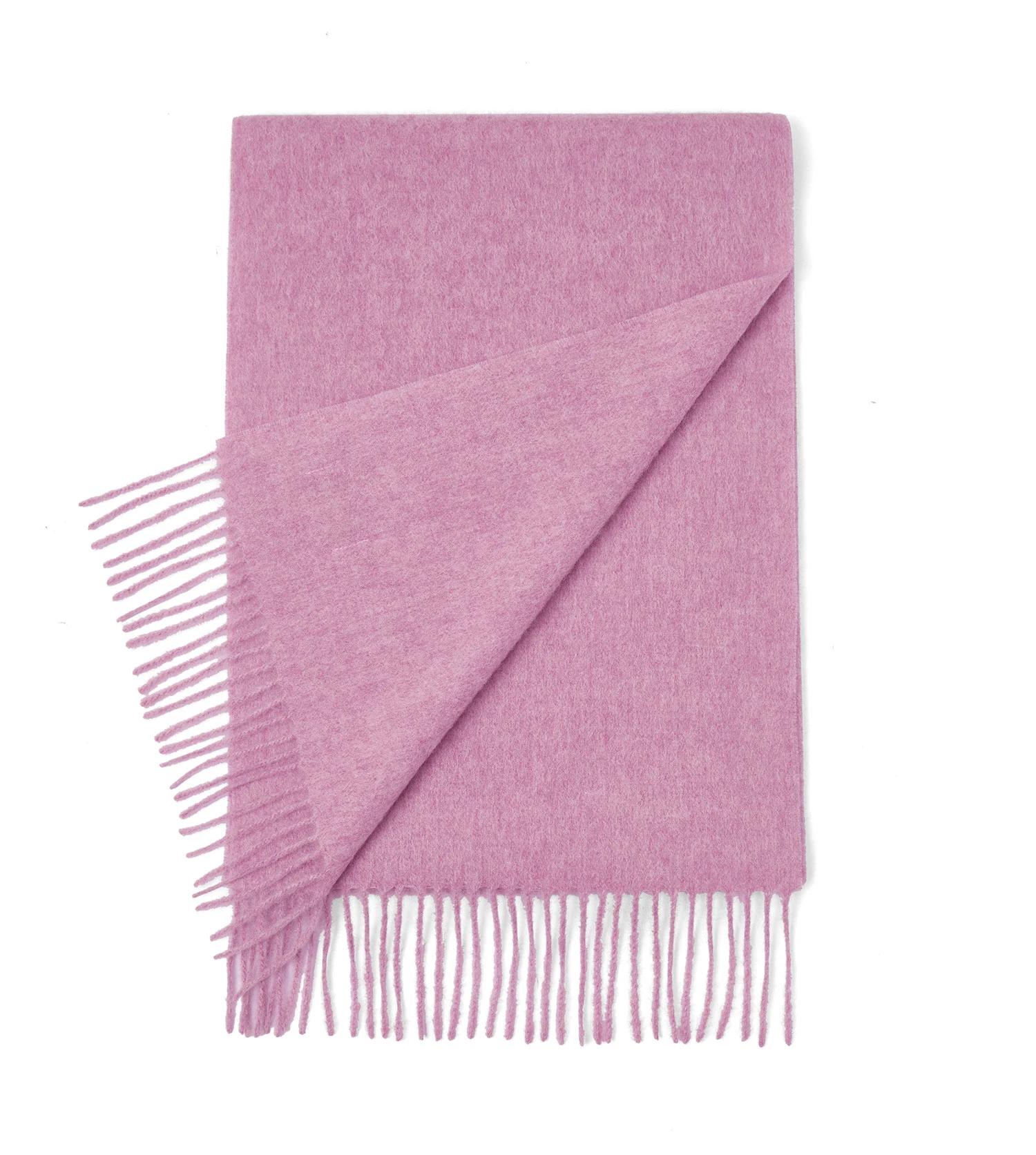 2 Australian Shepherd UGG Fealara 100% Wool Plain Scarf PEACH PINK, 2 of 5