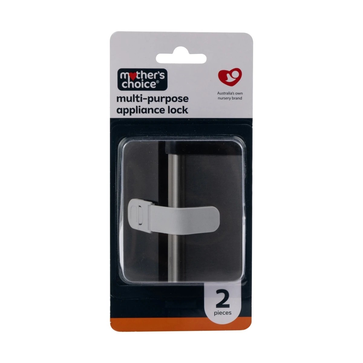 1 2 Piece Mother's Choice Multi-Purpose Appliance Lock, 1 of 2