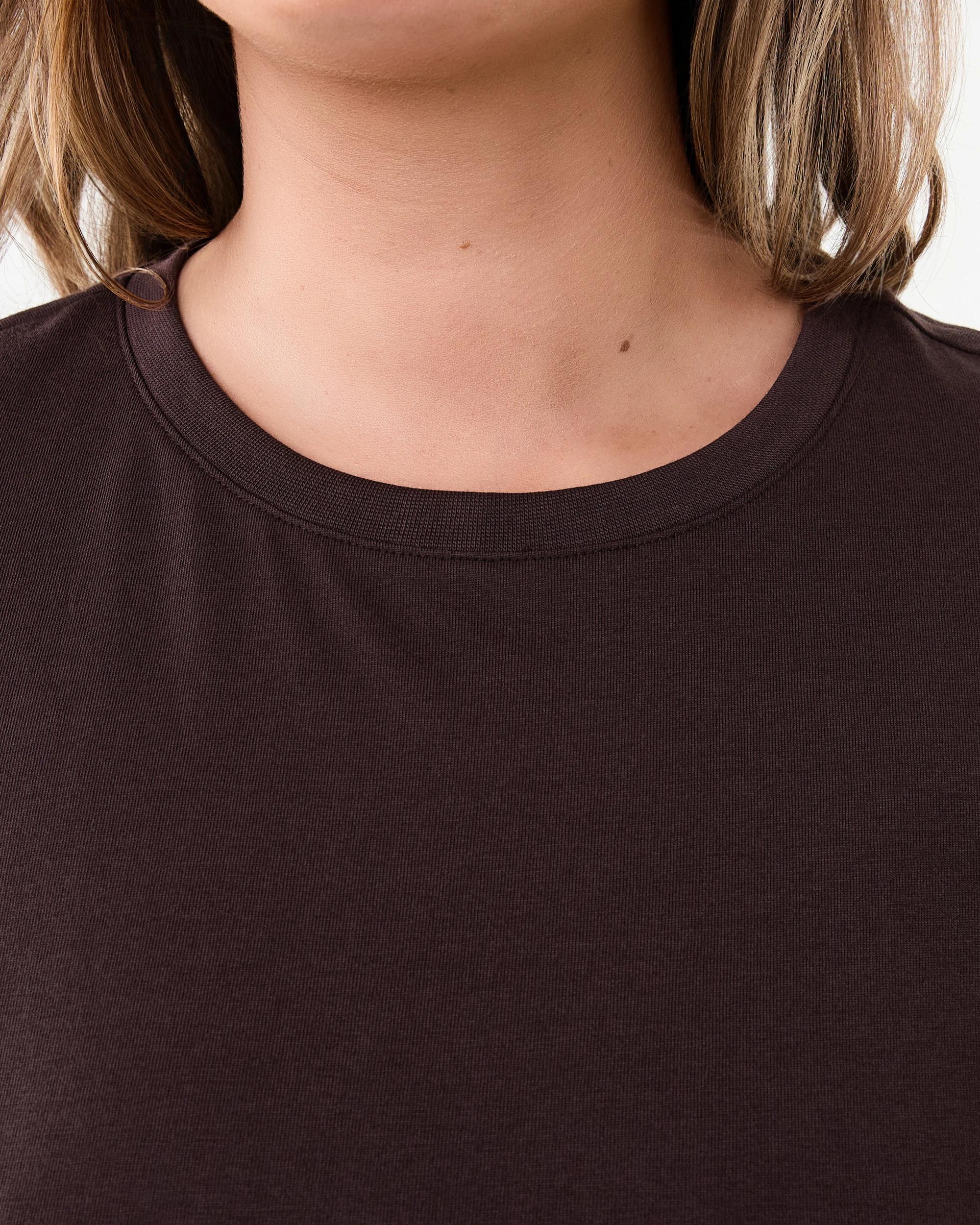5 Short Sleeve Cotton T-shirt Melt Brown, 5 of 5