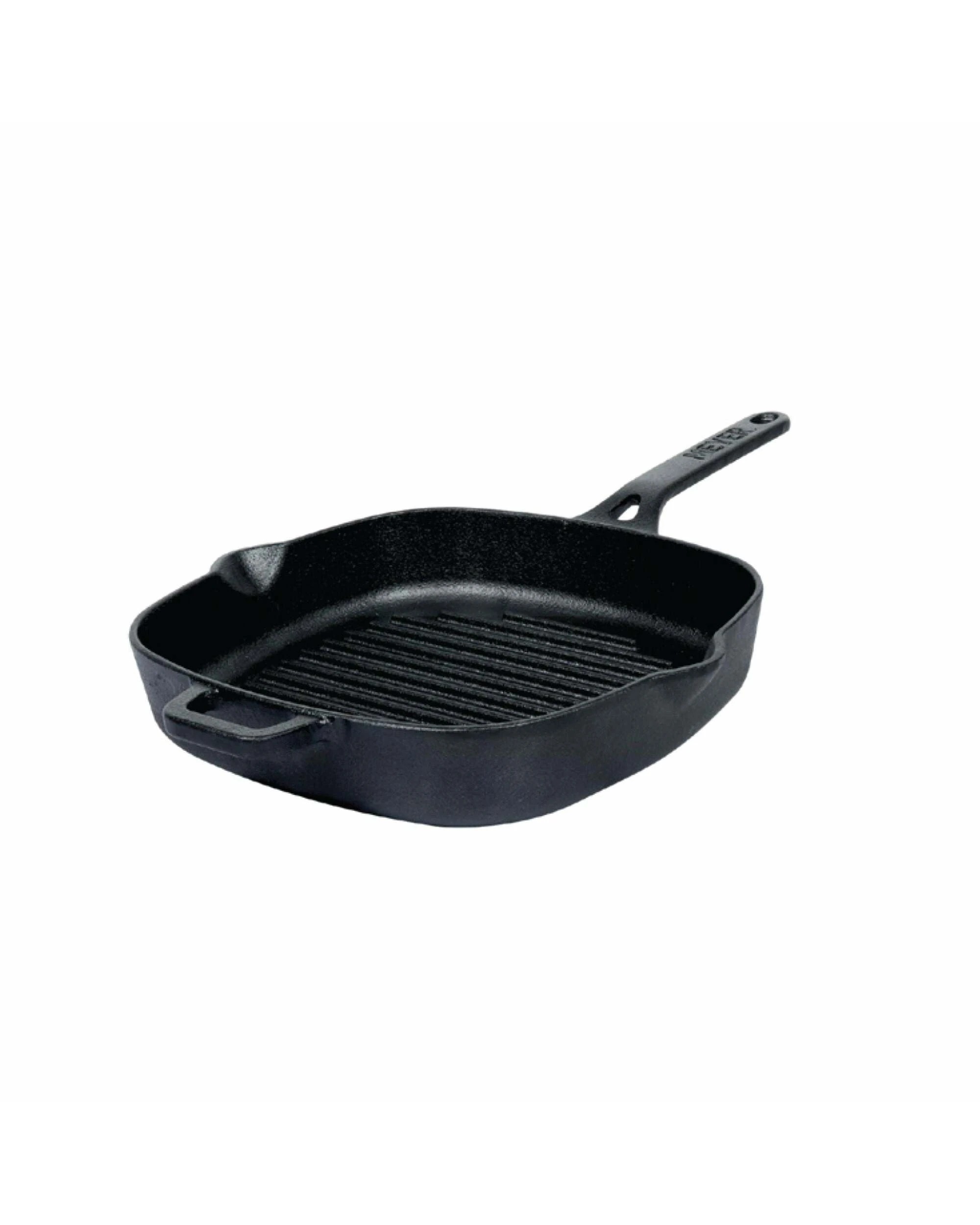 1 Meyer Pre-Seasoned Cast Iron Grill Pan 25cm - Black, 1 of 1