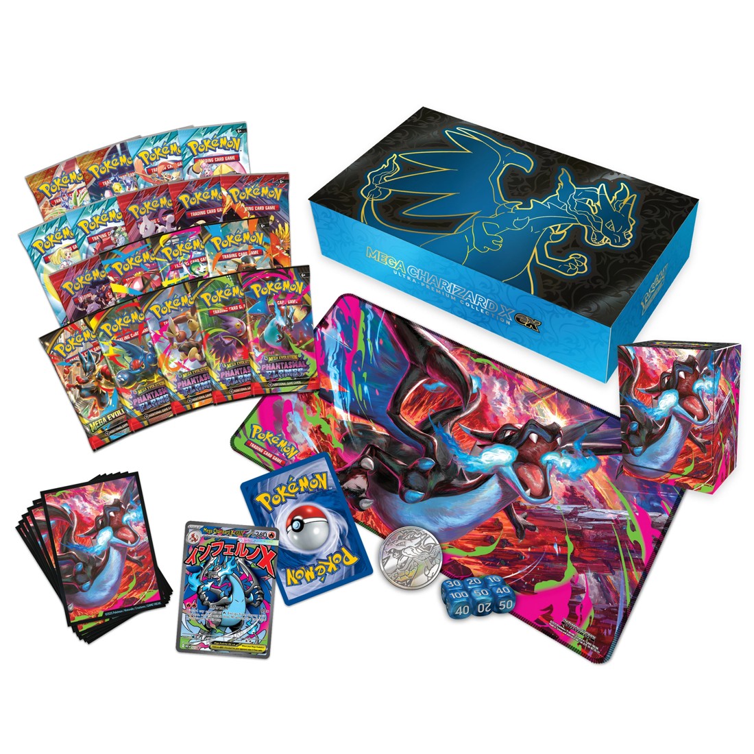 5 Pokemon Trading Card Game: Mega Charizard X ex Ultra-Premium Collection, 5 of 6