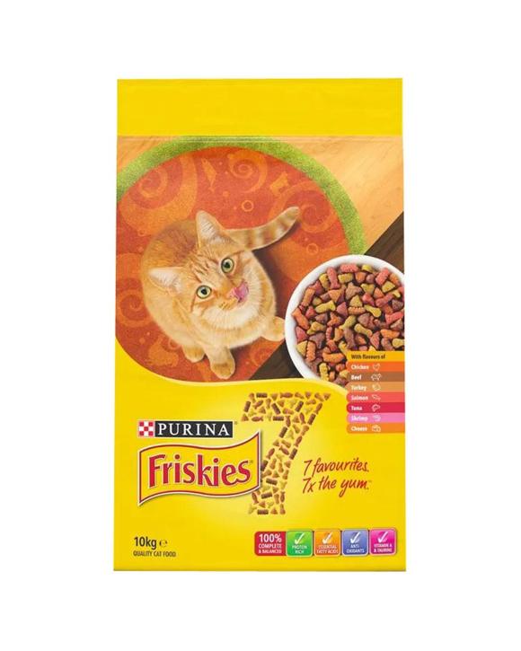 Friskies Adult 7+ Favourites Dry Cat Food 10kg