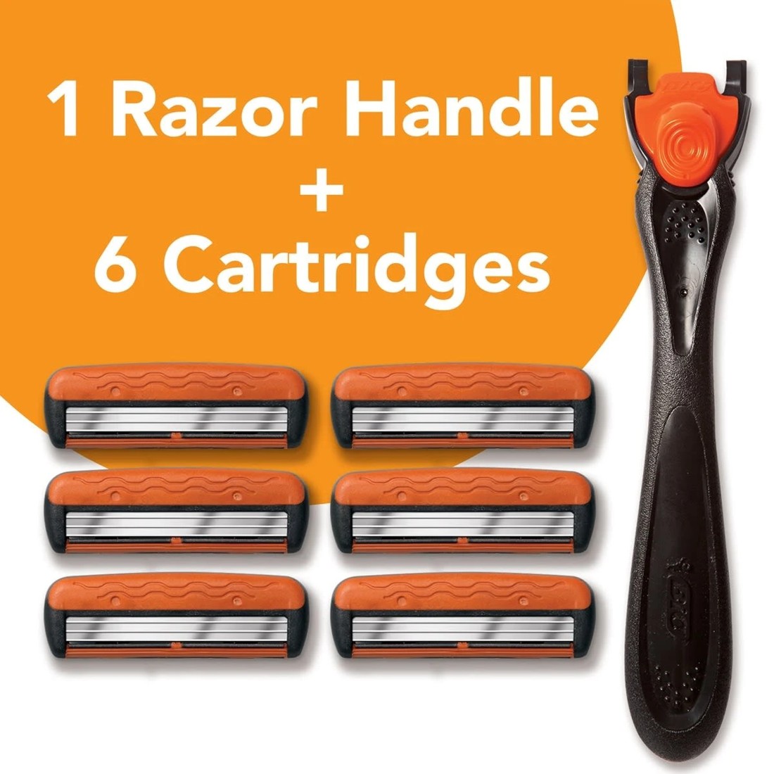 3 BIC Hybrid Comfort3 Mens Razor 1 Handle + 6 Cartridges, 3 of 8