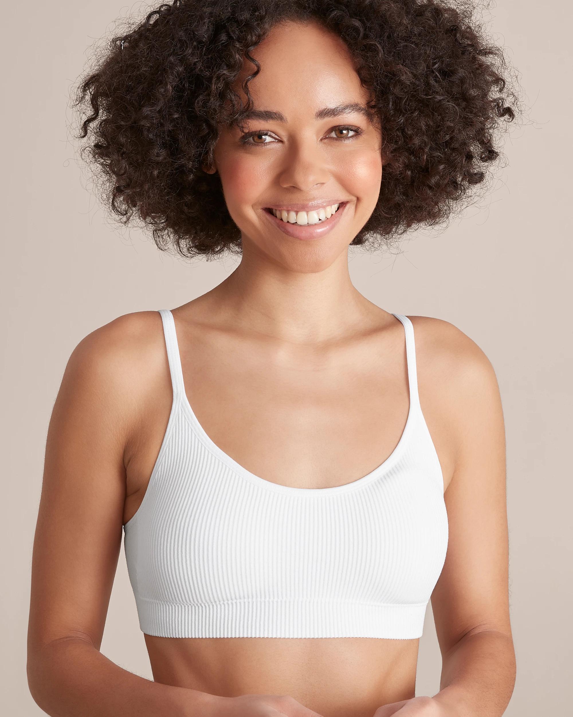 7 Ribbed Strappy Crop Top - Lily Loves WHITE, 7 of 10
