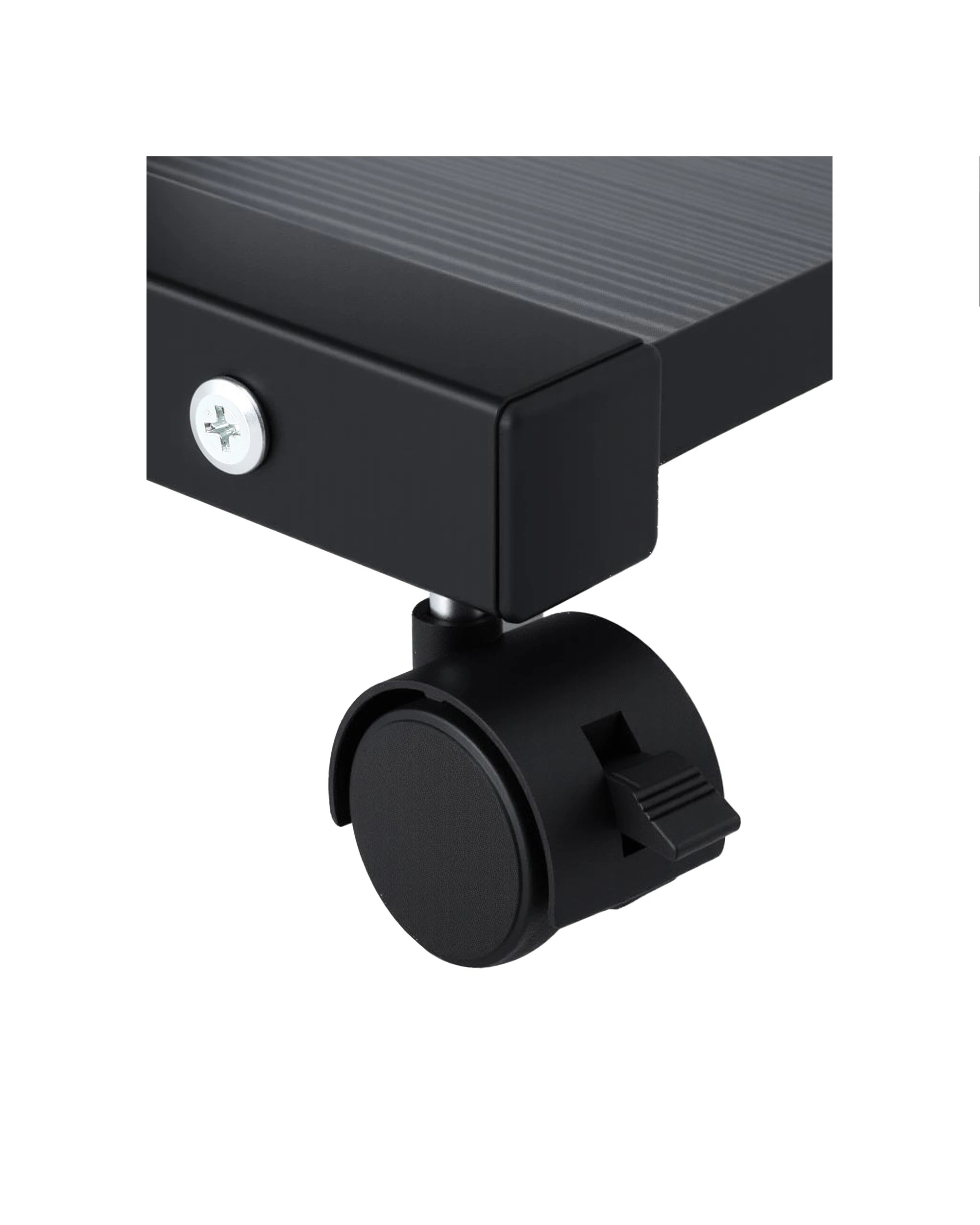 7 Artiss Laptop Desk Height Adjustable Mobile Workstation Computer Desks 48CM - Black, 7 of 7