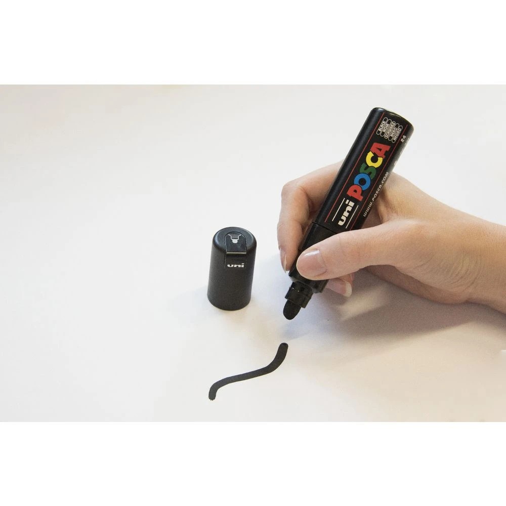 4 POSCA PC 7M Paint Marker White, 4 of 10