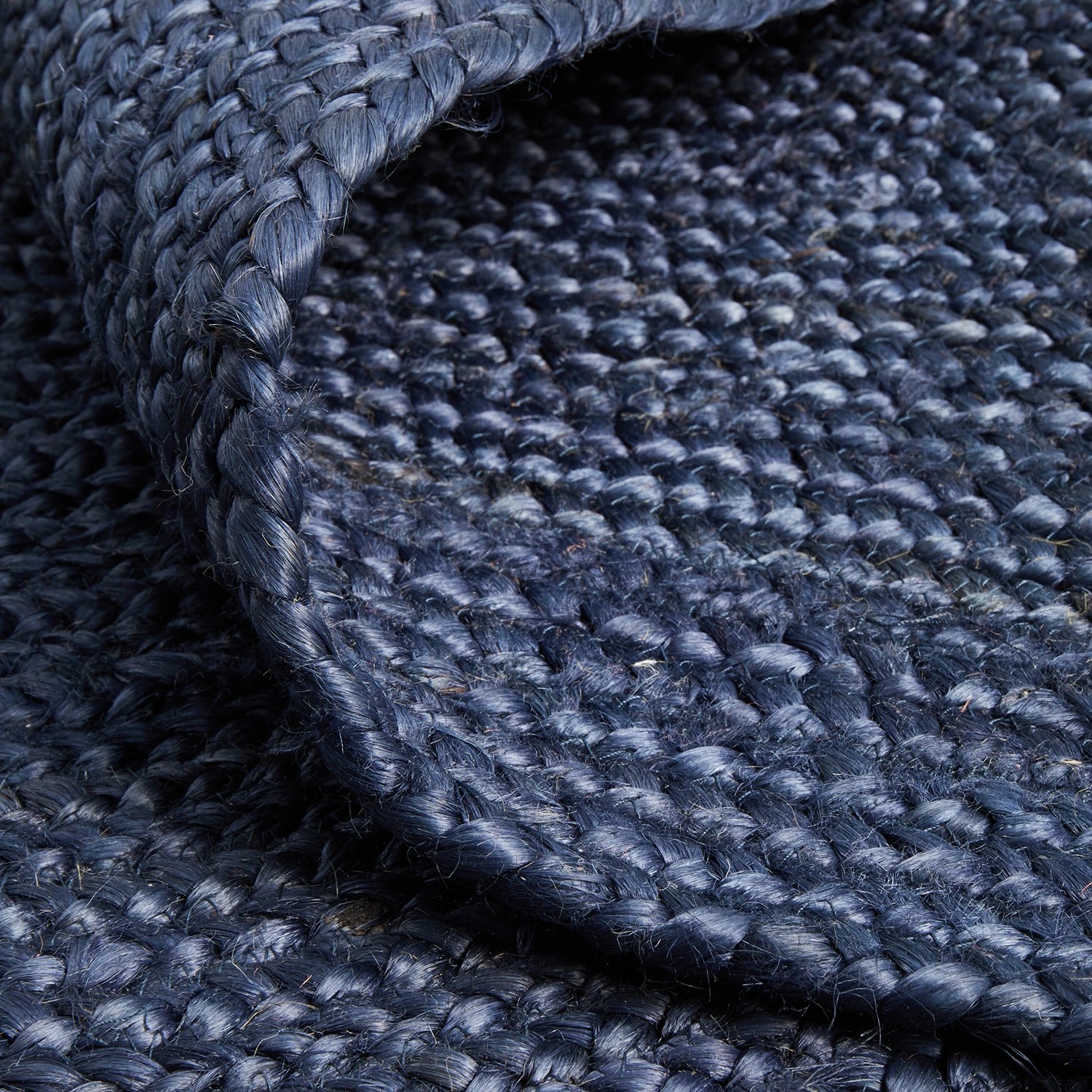9 Common Ground Rugs Shoreline  220x150cm - Medium Oval Hand Braided Jute Rug - Blue, 9 of 9