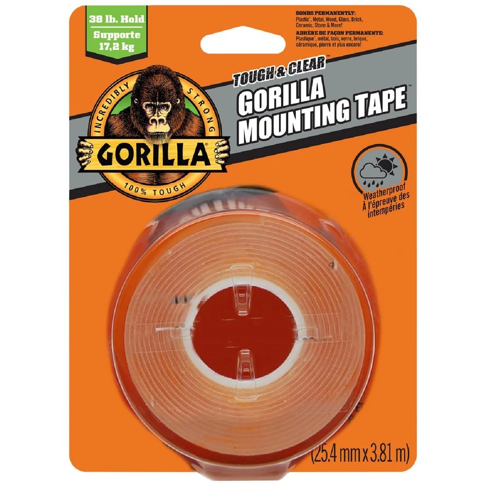 1 Gorilla Tough and Clear XL Mounting Tape 3.8m, 1 of 7